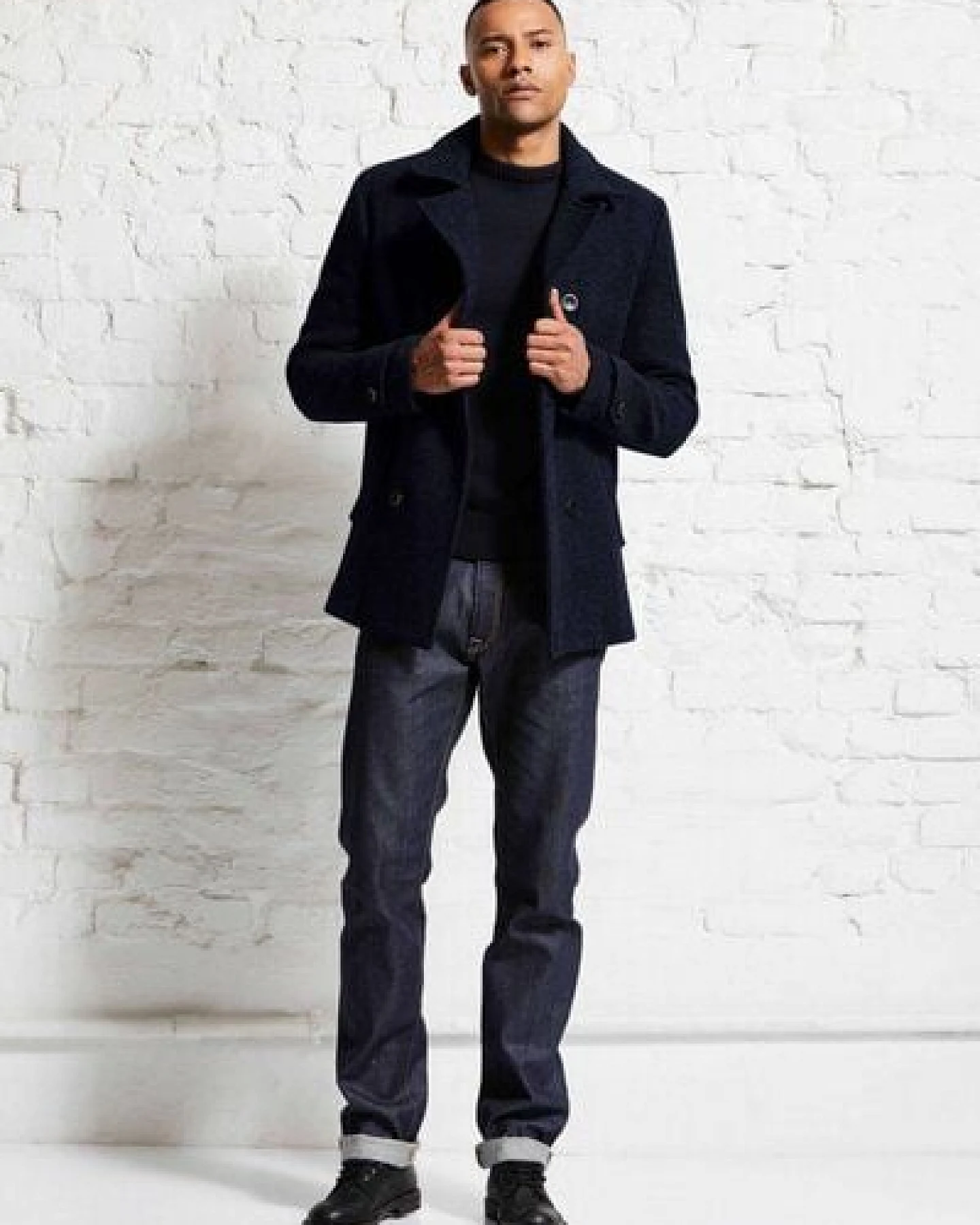 Wunderwerk Herren Cabanjacke aus 100% Schurwolle mit TENCEL "Caban jacket heavy wool" – Ansicht 2