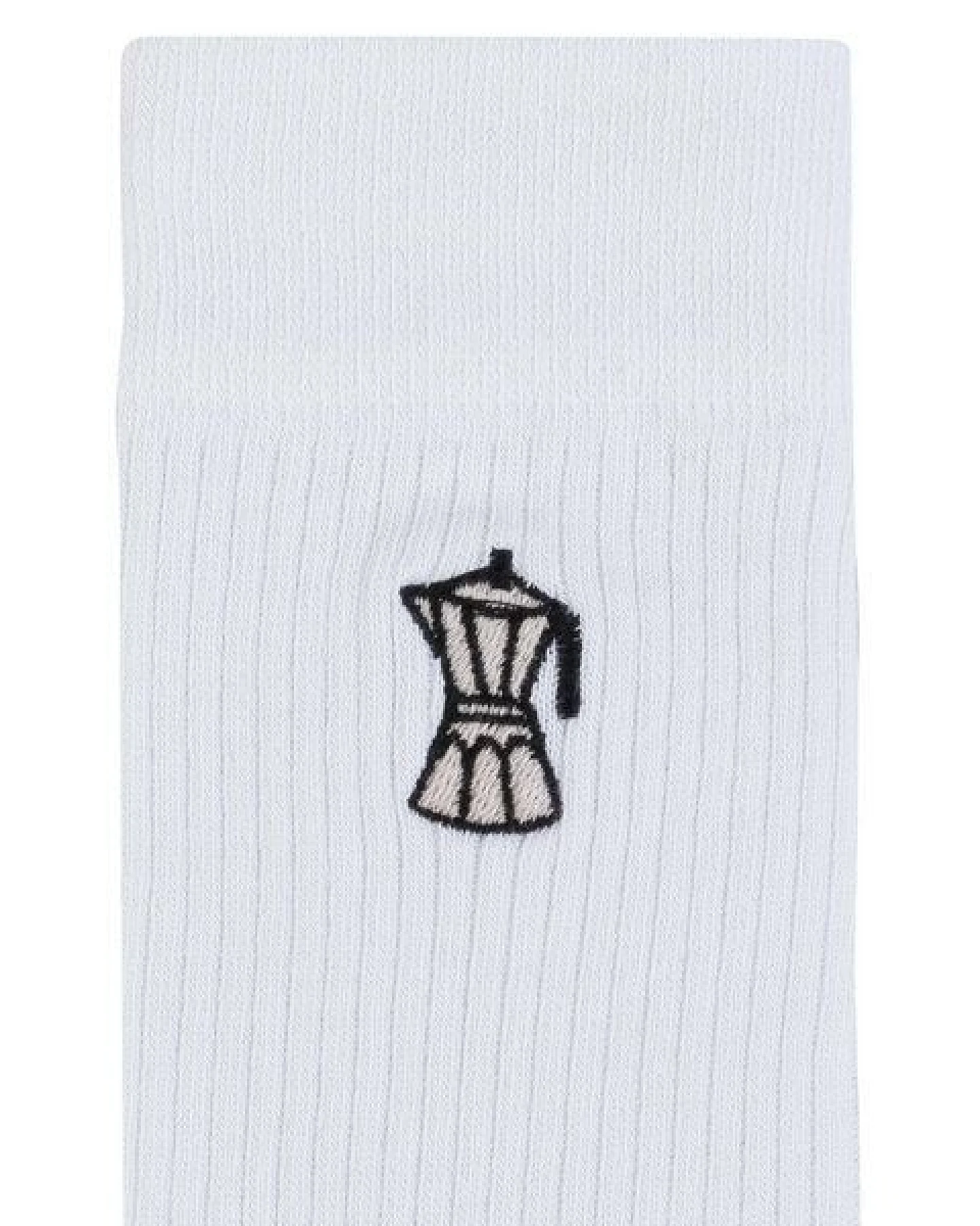 MELA Gerippte Socken Kaffee aus Biobaumwoll-Mix – Ansicht 2