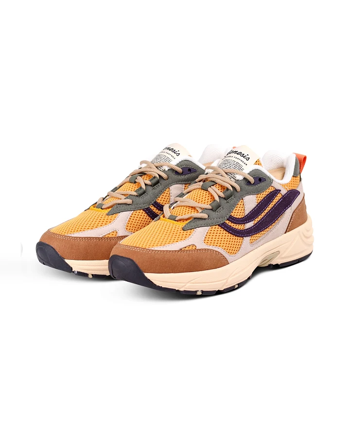 Sneaker G-Eco`99 Winter Flowers Brown/Rose/Purple