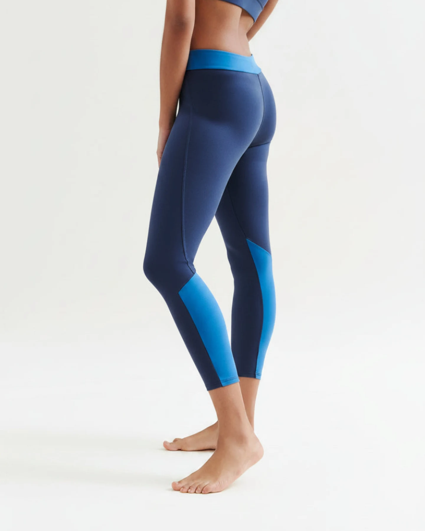 Wellicious 7/8 Dynamic Gym Leggings - Deep Night Blue/Shoreline Blue M – Ansicht 5