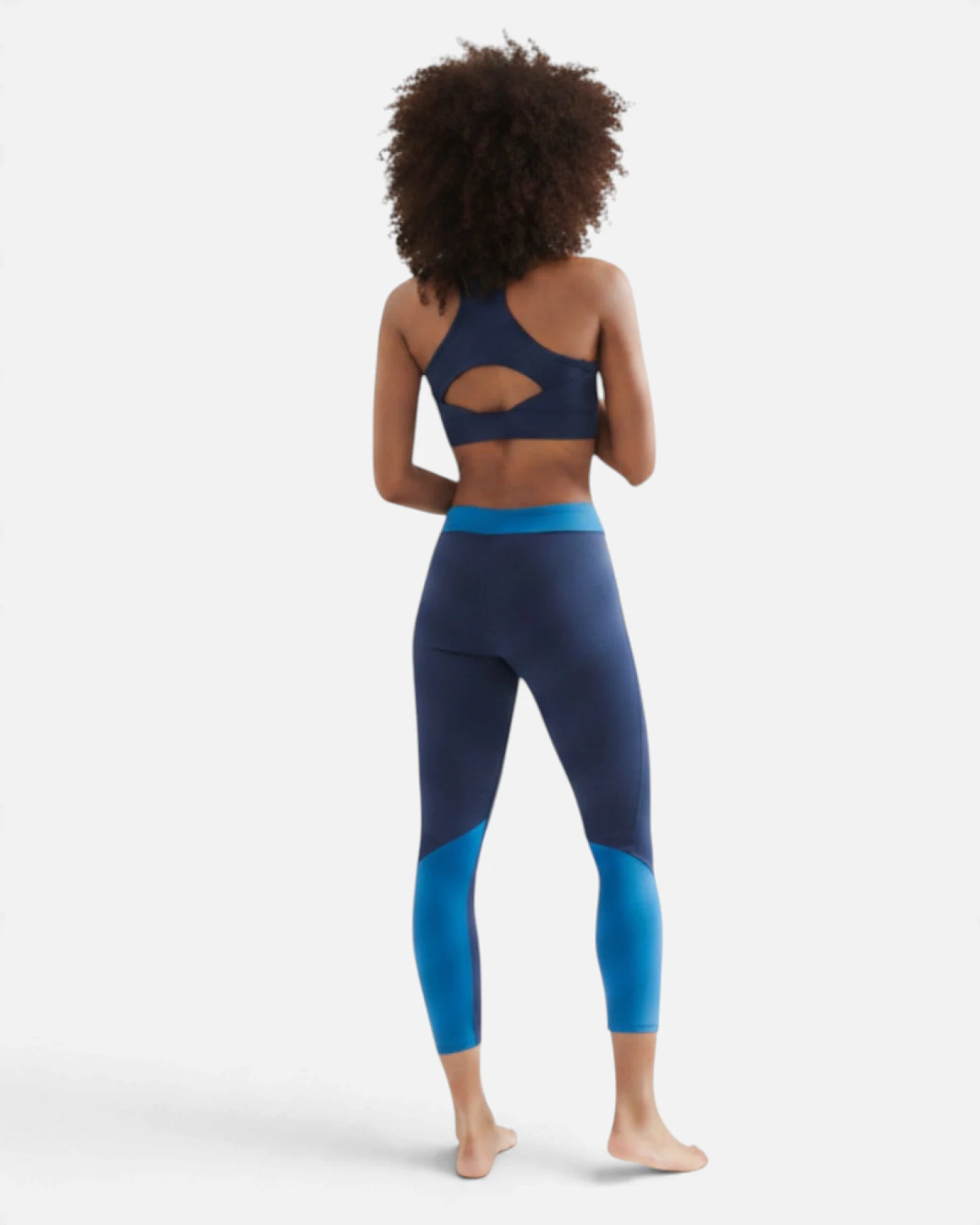 Wellicious 7/8 Dynamic Gym Leggings - Deep Night Blue XS – Ansicht 3