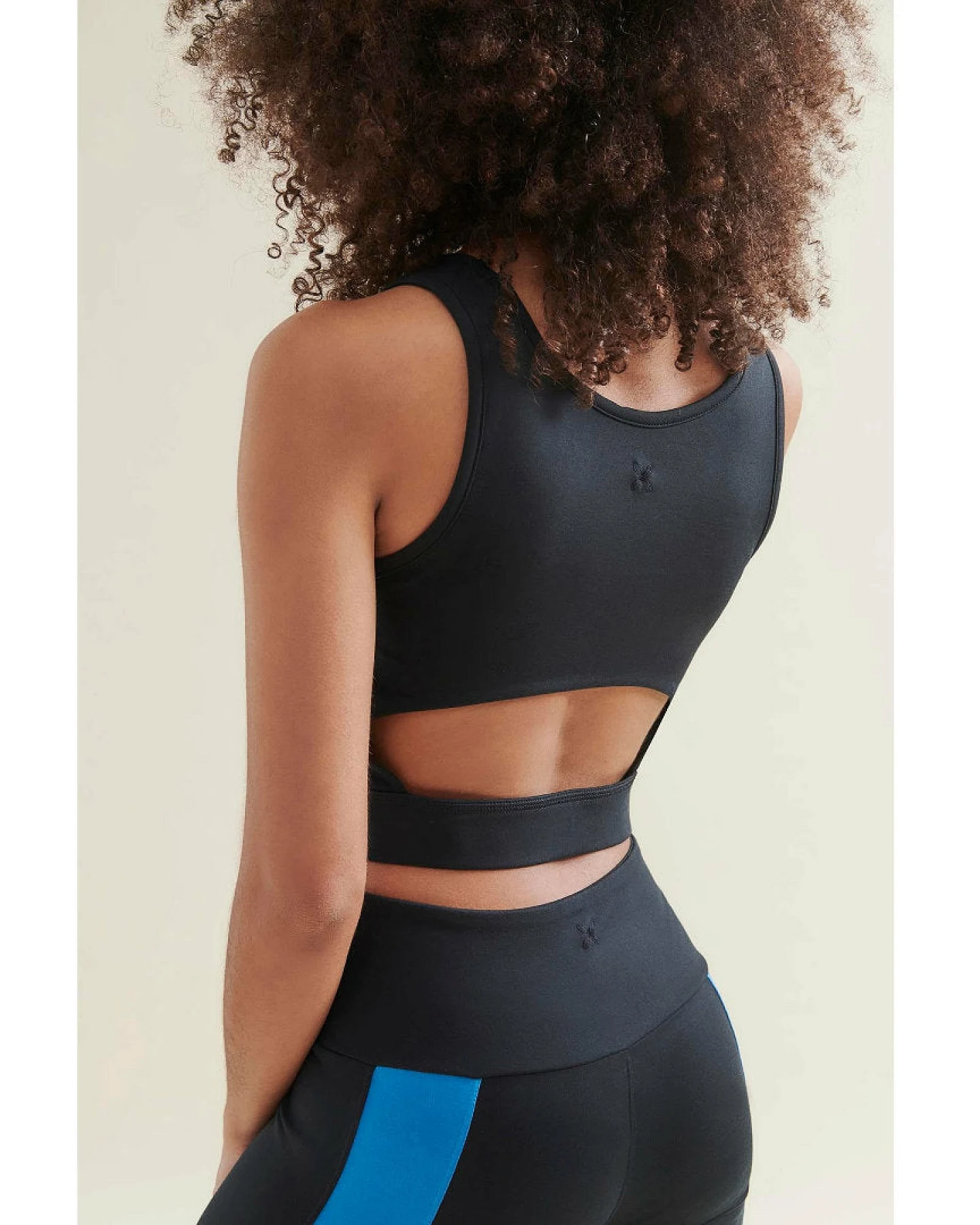 Wellicious Leggings - Caviar Black/Shoreline Blue/Sea Green XL – Ansicht 4