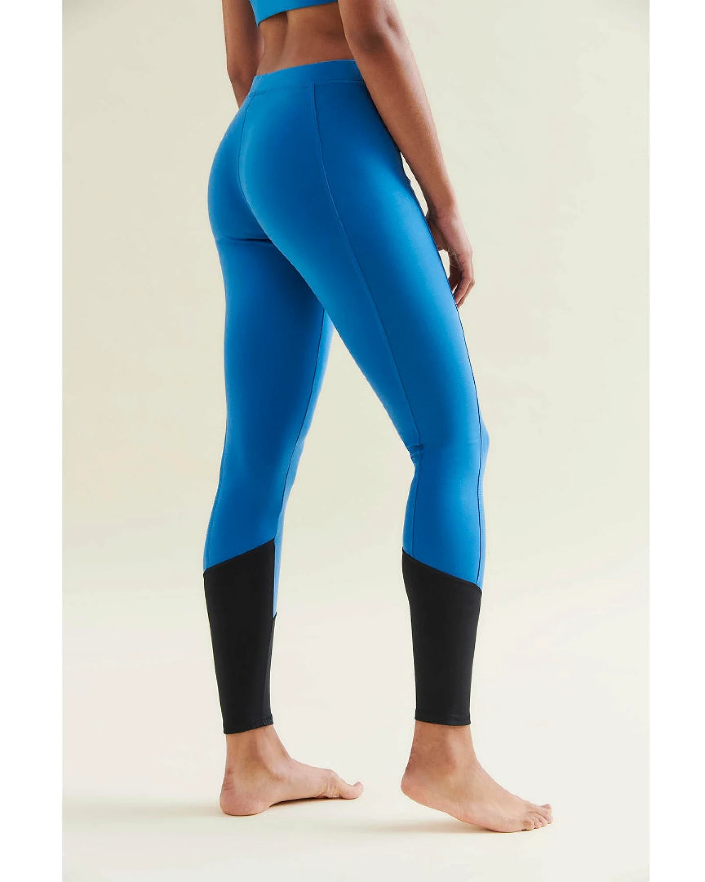 Wellicious Easy Colour Block Leggings - Shoreline Blue/Caviar Black M – Ansicht 2