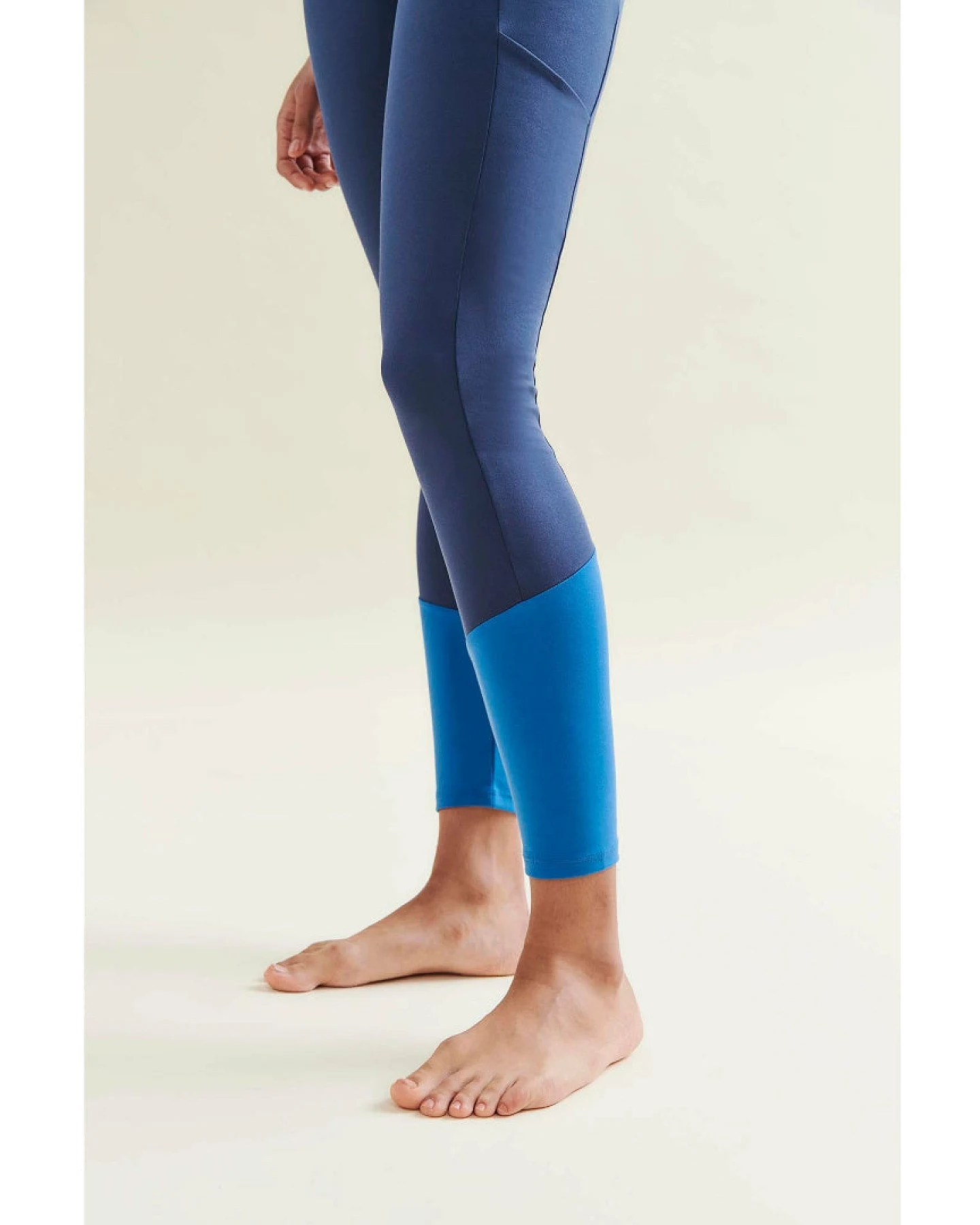 Wellicious Easy Colour Block Leggings - Deep Night Blue/Shoreline Blue XL – Ansicht 3