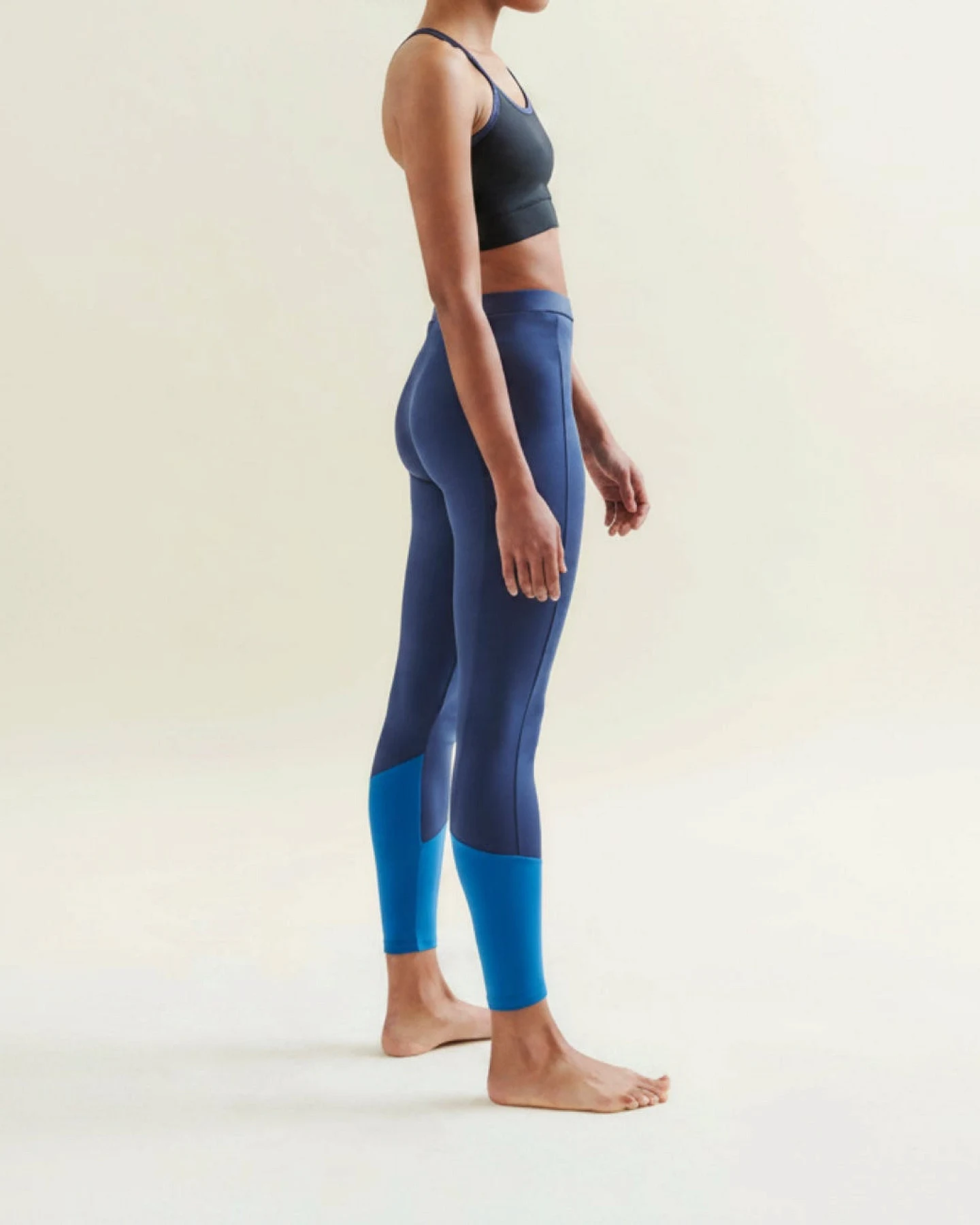 Wellicious Easy Colour Block Leggings - Deep Night Blue XL – Ansicht 2