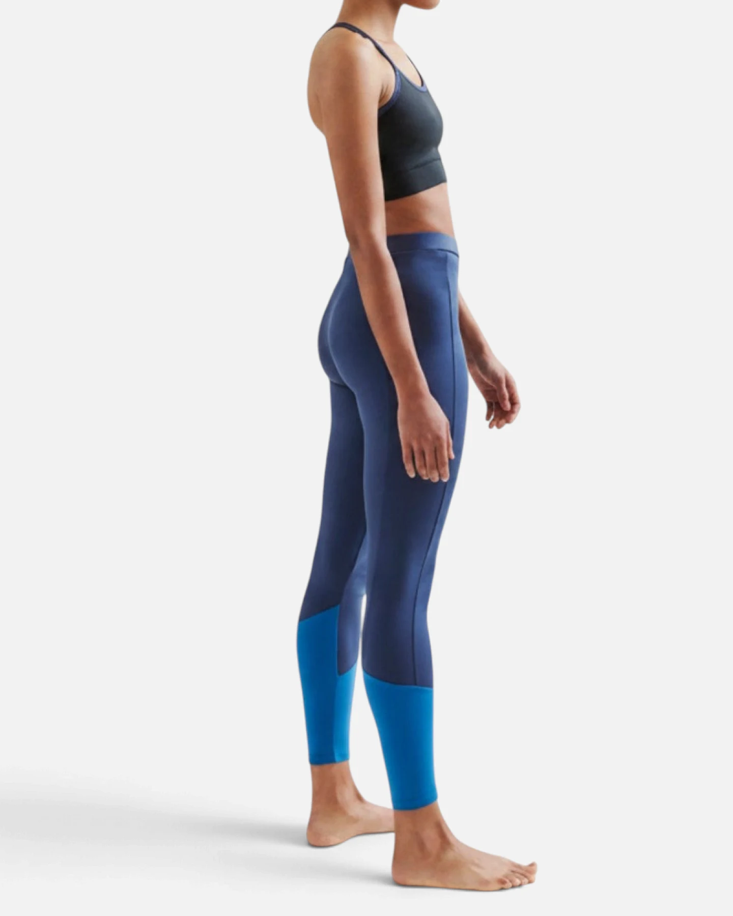 Wellicious Easy Colour Block Leggings - Deep Night Blue S – Ansicht 2