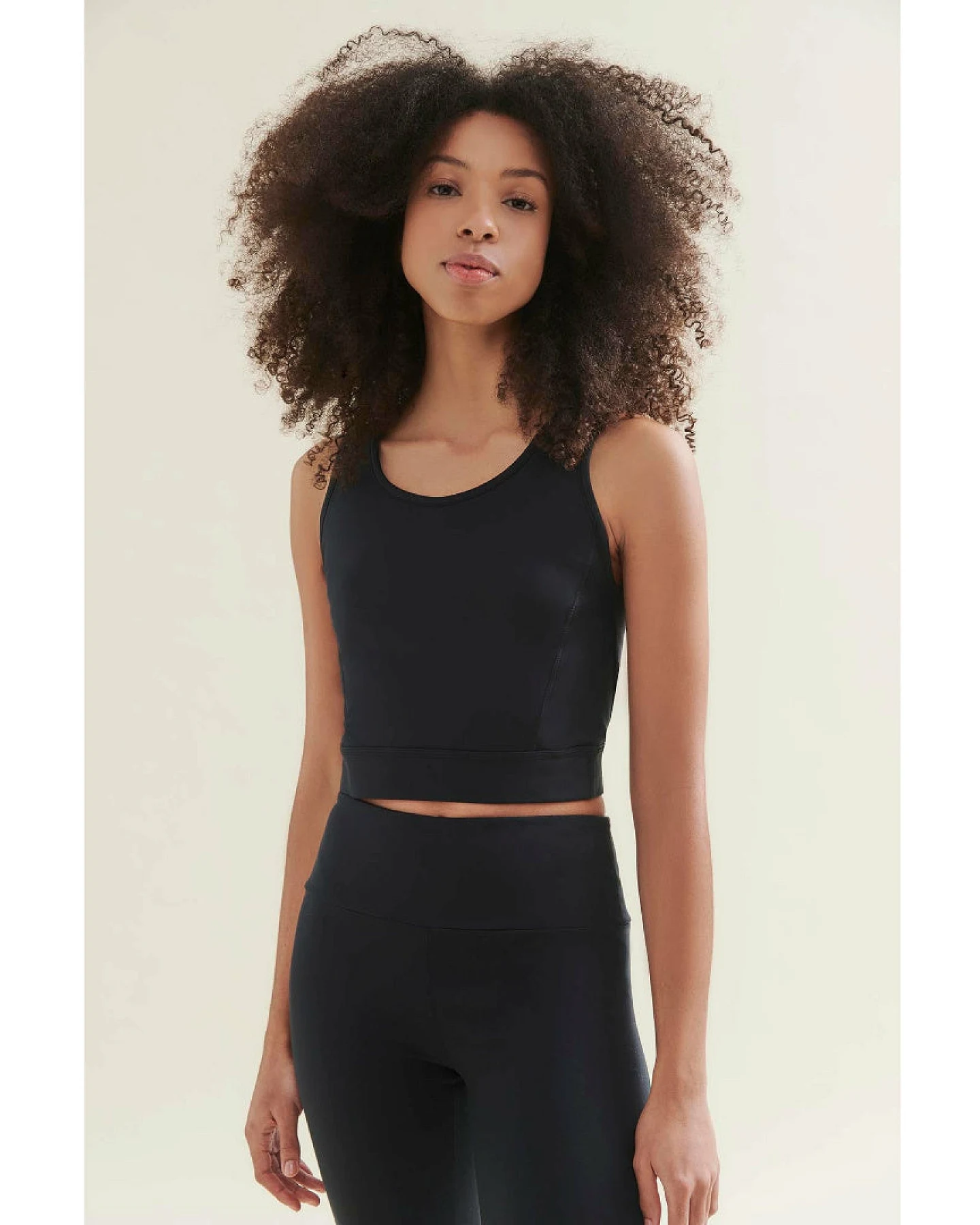 Wellicious 3/4 Crop Top - Caviar Black M – Ansicht 2