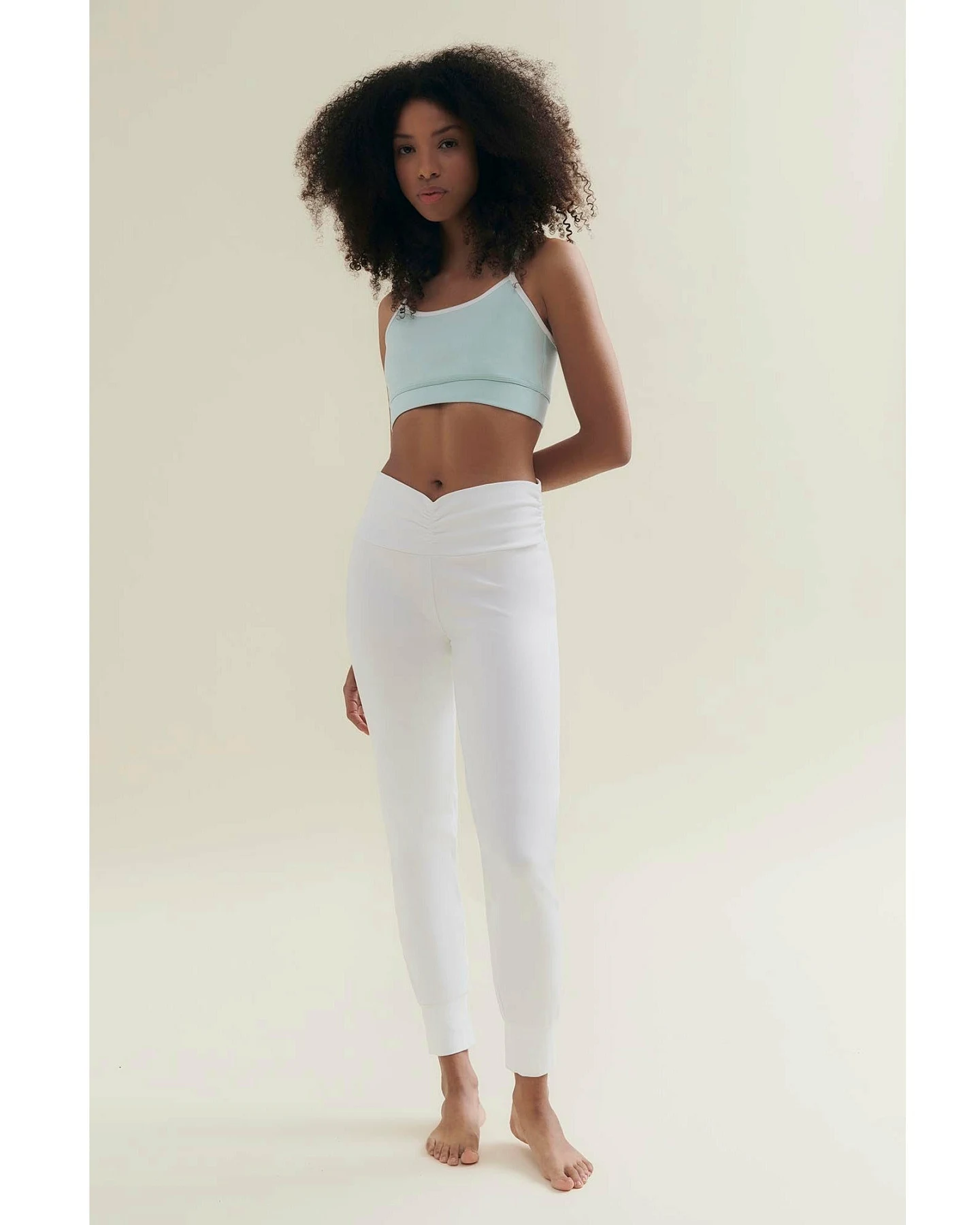 Wellicious Fresher Cropped Tank - Sea Green/Shoreline Blue L – Ansicht 3