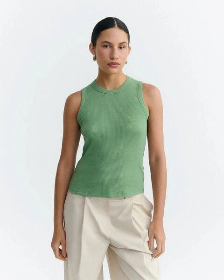 thinking mu Tank Top gerippt - Juliette Top - aus Biobaumwolle
