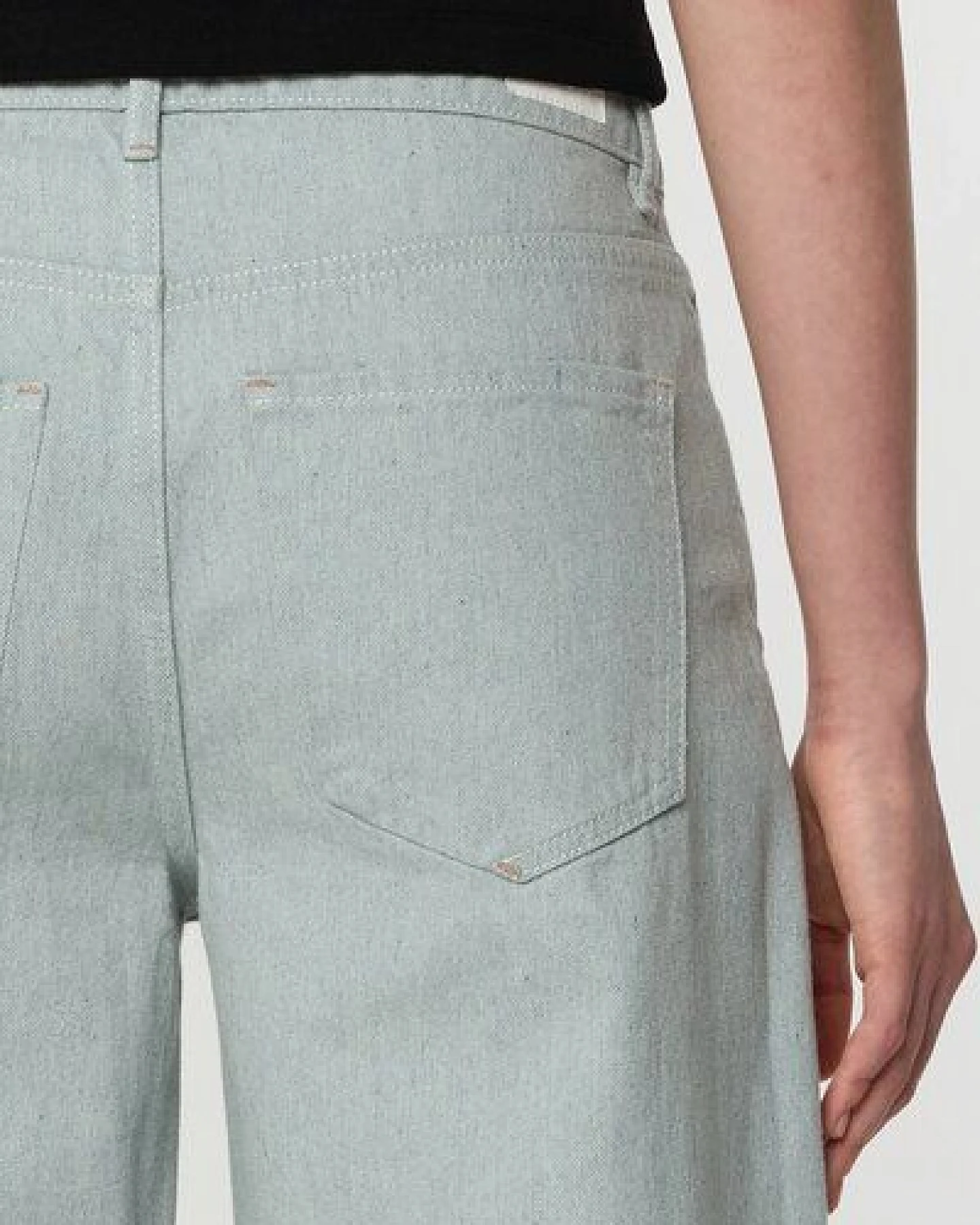 Damen Jeans ASH Barrel Leg Minimal Stretch DAWN Bio-Baumwolle – Ansicht 3