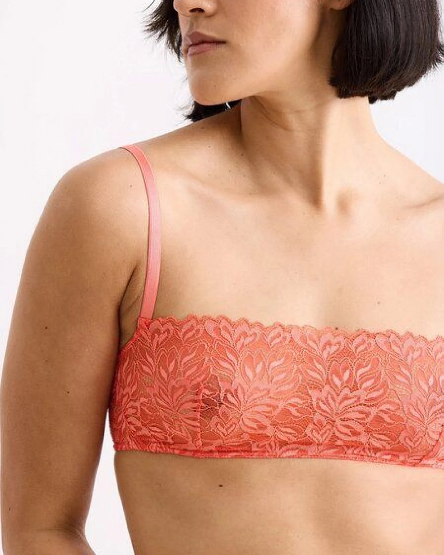 erlich textil Dreamy Lace Bandeau Bralette mit Spitze, made in Europe – Ansicht 3