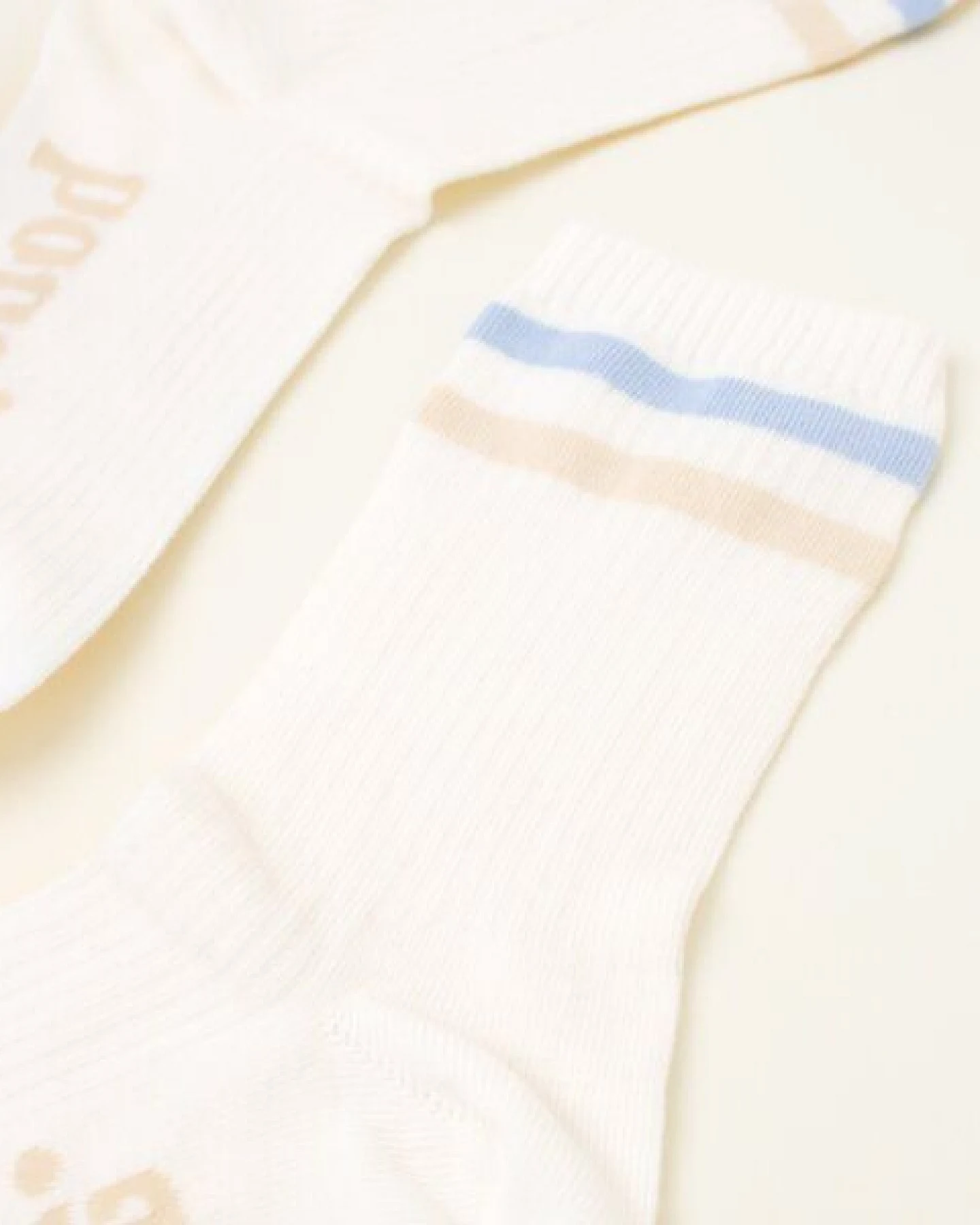 Socken weiß/natur "popeia" - The Sporty – Ansicht 2