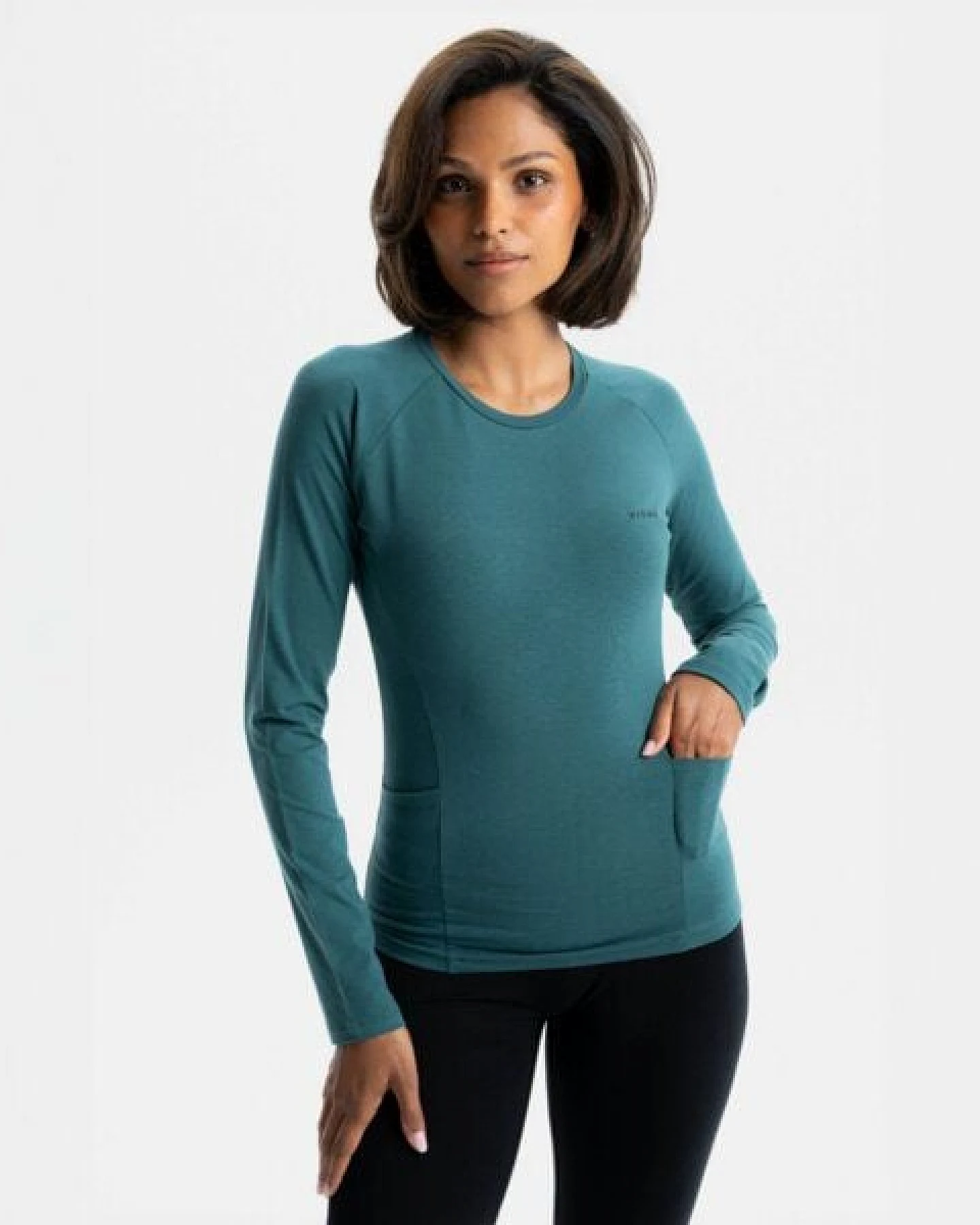 VIDAR Sport Damen Natural Tight Longsleeve – Ansicht 2