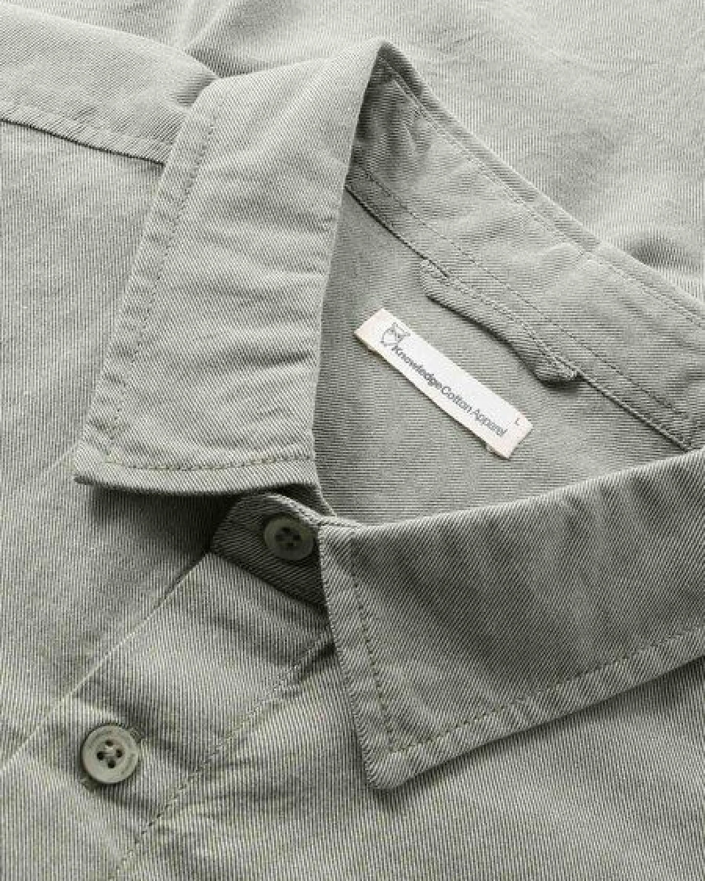 KnowledgeCotton Apparel Light Twill Shirt - Herren Hemd aus Bio-Baumwolle – Ansicht 4