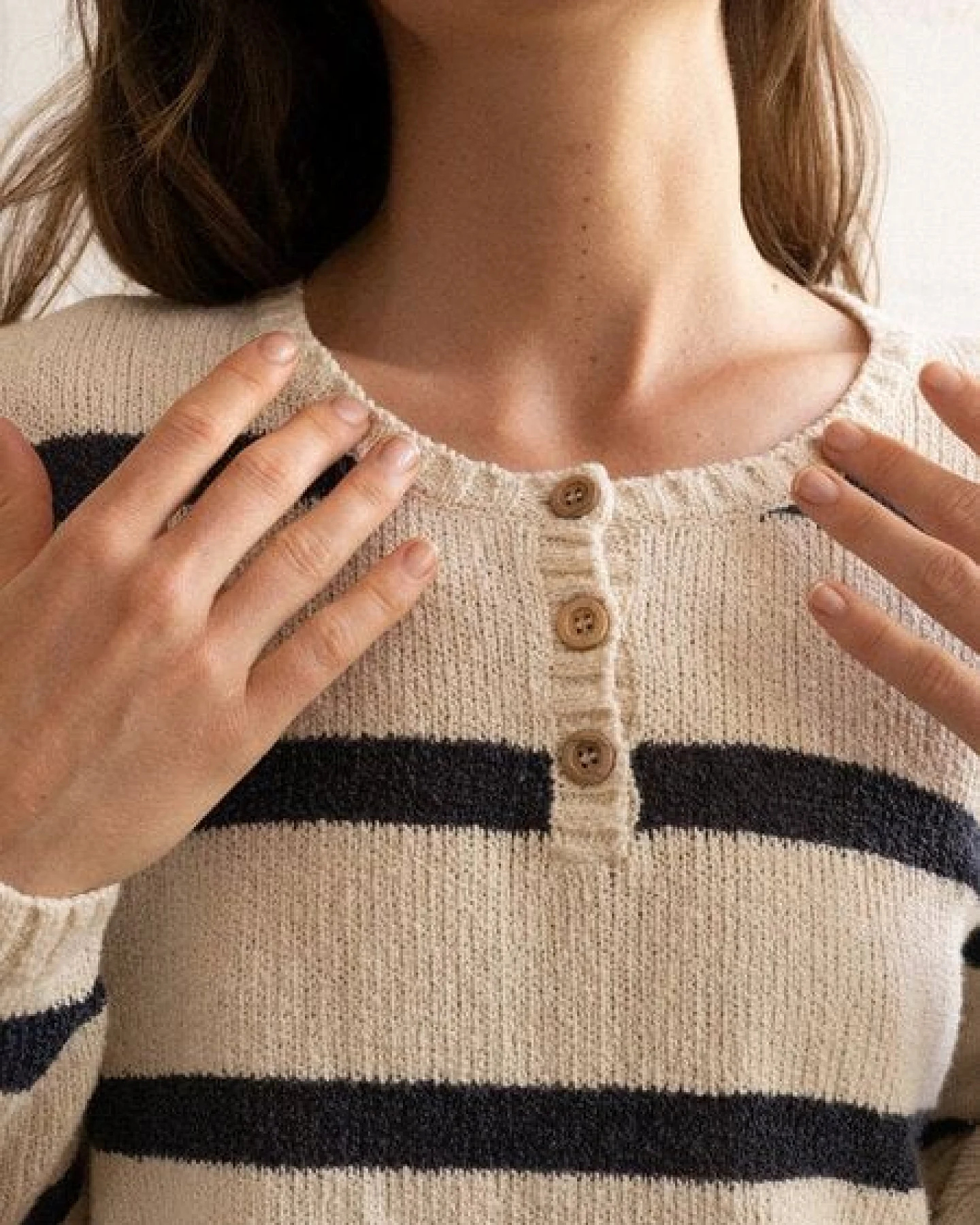 TWOTHIRDS Strickpullover Vegan "Fregate" aus Bio-Baumwolle – Ansicht 2