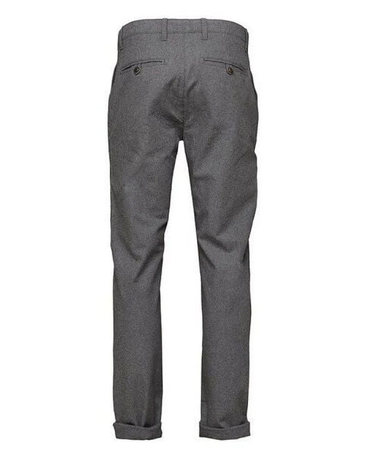 KnowledgeCotton Apparel Chino Hose - Chuck Flannel