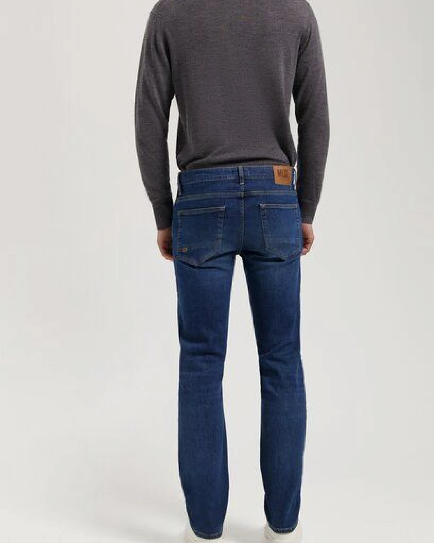 MUD Jeans Herren Jeans Straight Leg "Bryce - Rustic Blue" – Ansicht 3