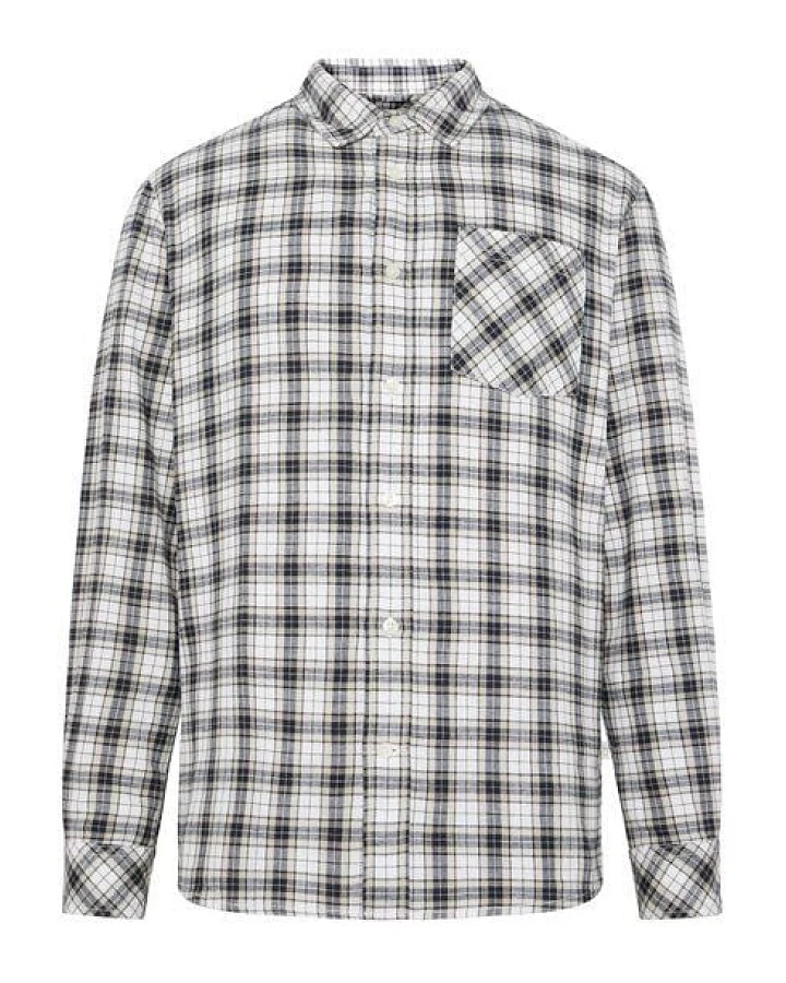 KnowledgeCotton Apparel Herren Shirt- CHECKED FLANNEL SHIRT - GOTS