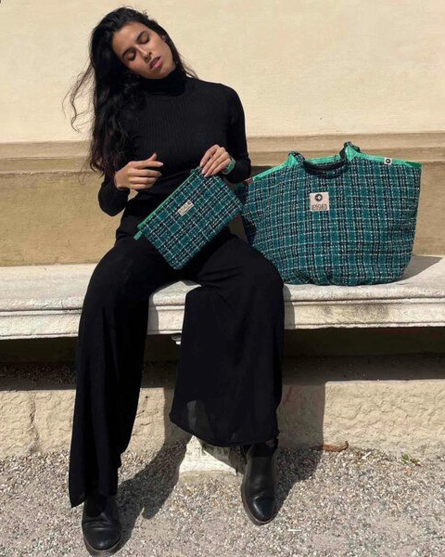 REFISHED fair fashion Tasche 'SOULMATE TWEED' Limitierte Edition! – Ansicht 2