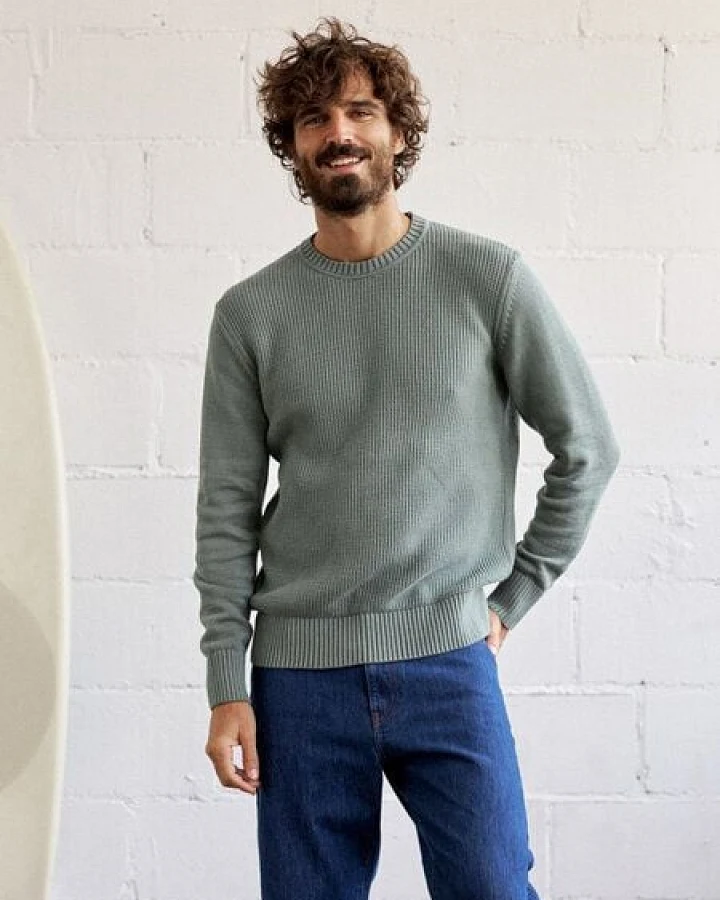 TWOTHIRDS Strickpullover Vegan "Makuaku" aus Bio-Baumwolle