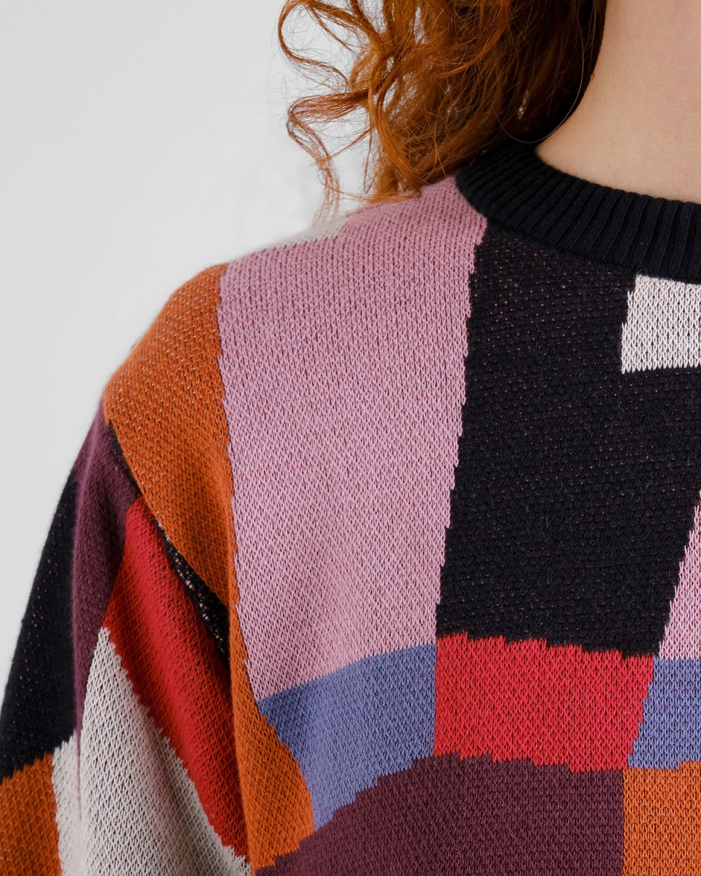 Pullover Arendal Abstract Chaos Rot – Ansicht 5