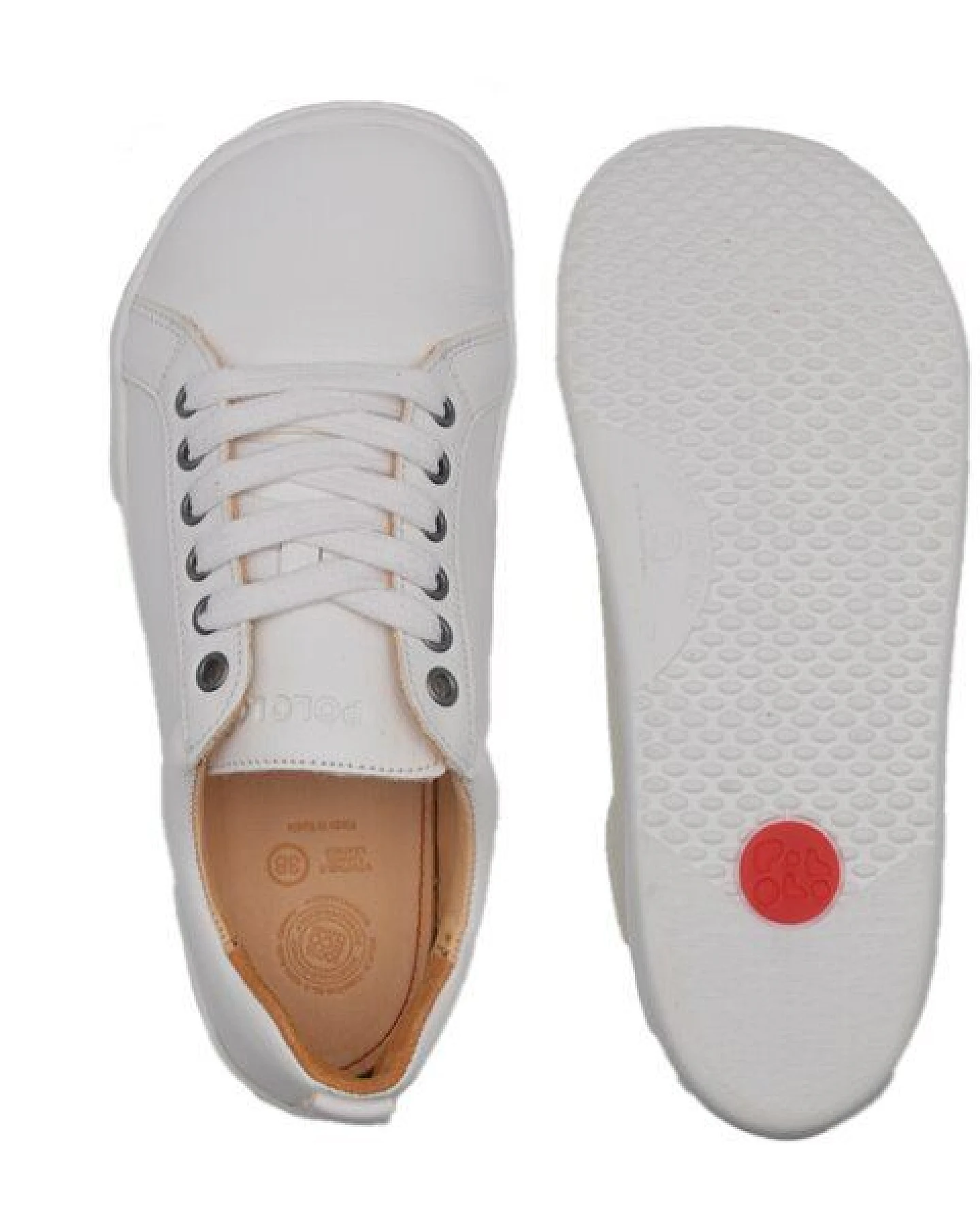 Pololo Barfuß Sneaker für Erwachsene, chromfrei gegerbtes Leder – Ansicht 3