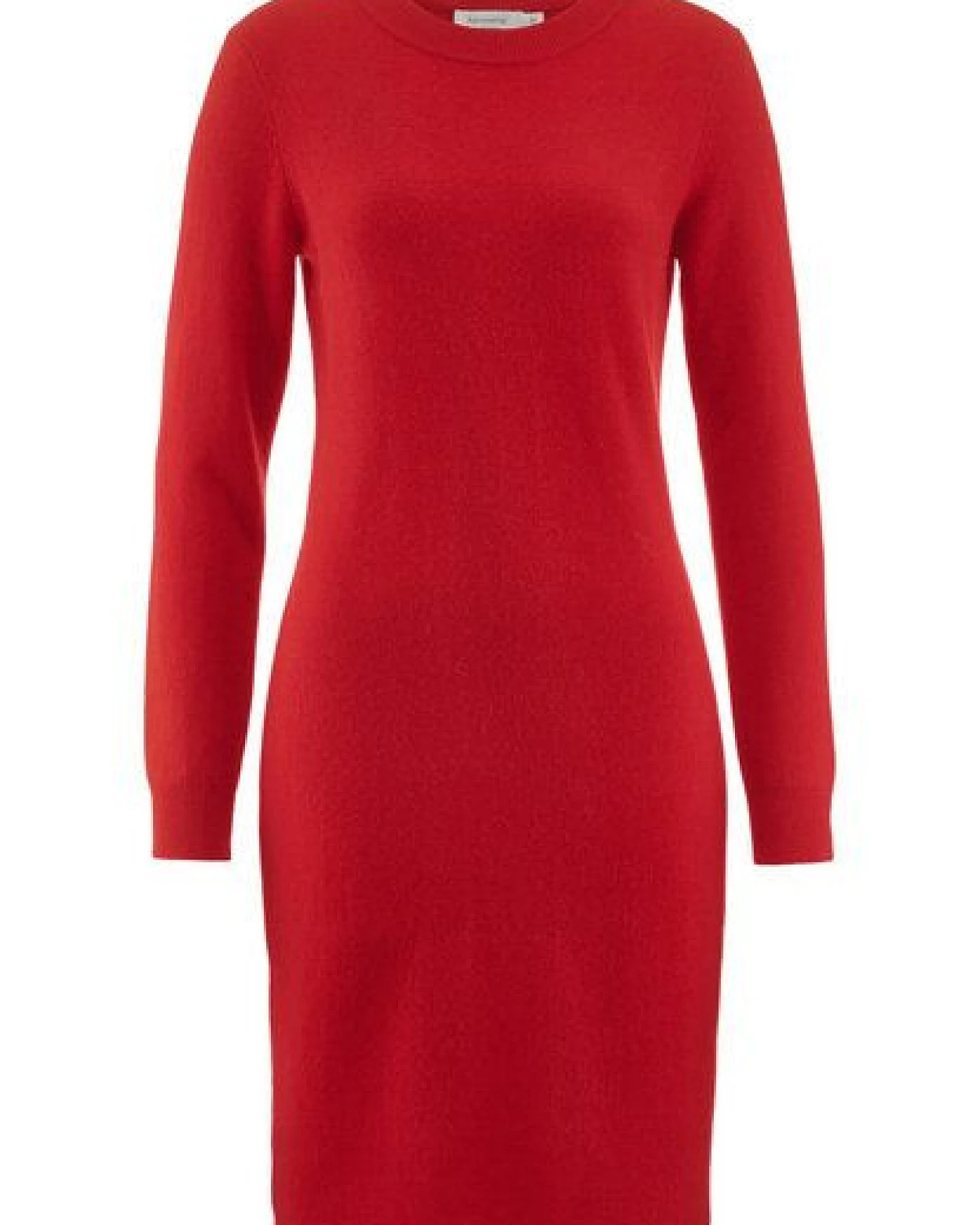 hessnatur Strickkleid Mini Regular aus weicher Schurwolle mit Kaschmir – Ansicht 3