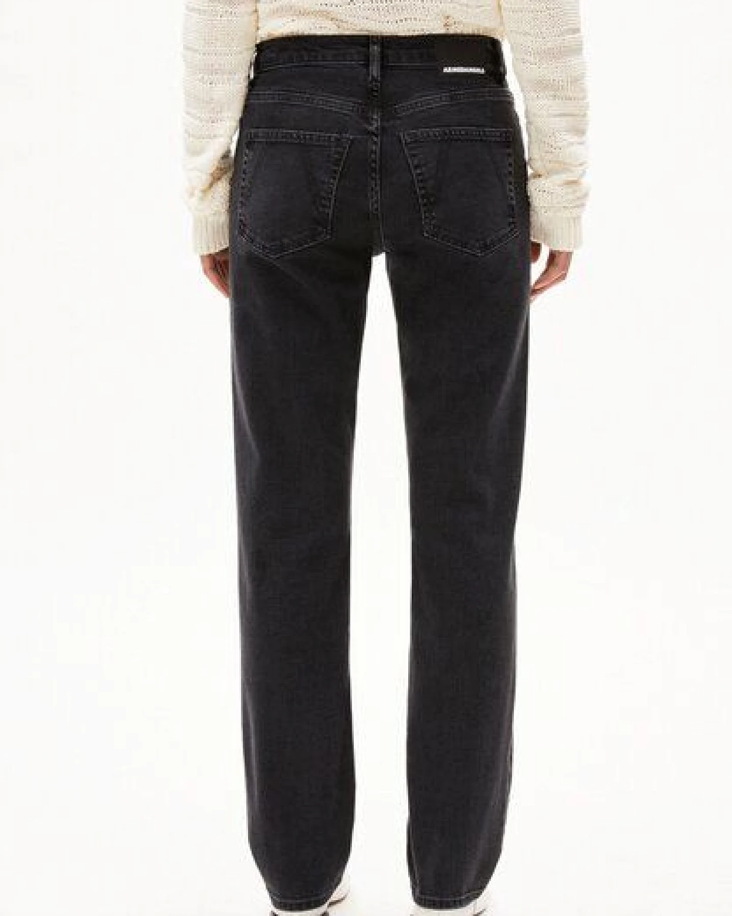 ARMEDANGELS CARENAA Damen Straight Jeans recycelter Baumwoll Mix Comfort Stretch – Ansicht 2