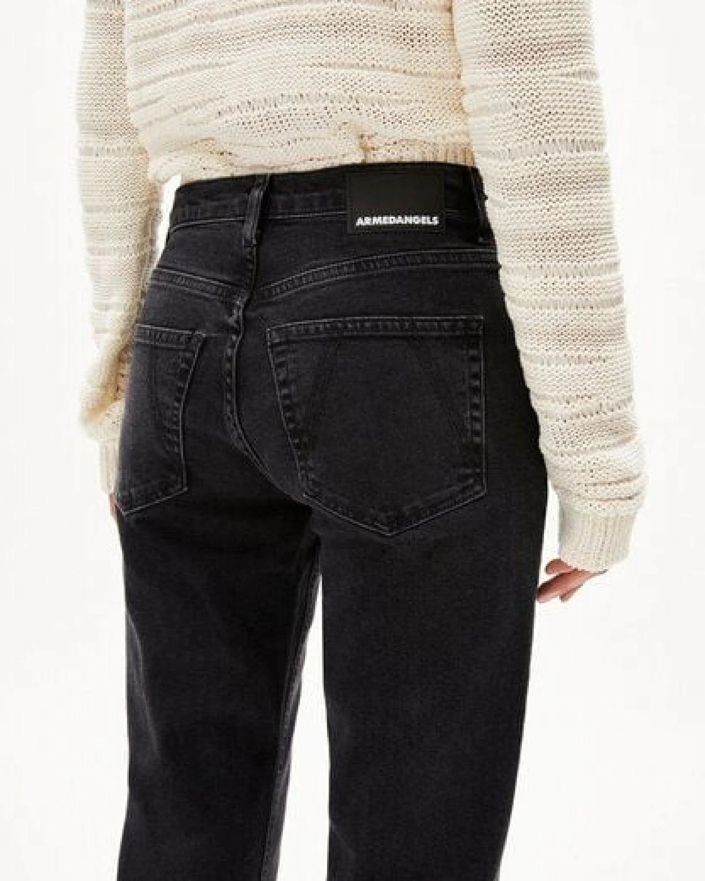 ARMEDANGELS CARENAA Damen Straight Jeans recycelter Baumwoll Mix Comfort Stretch – Ansicht 3