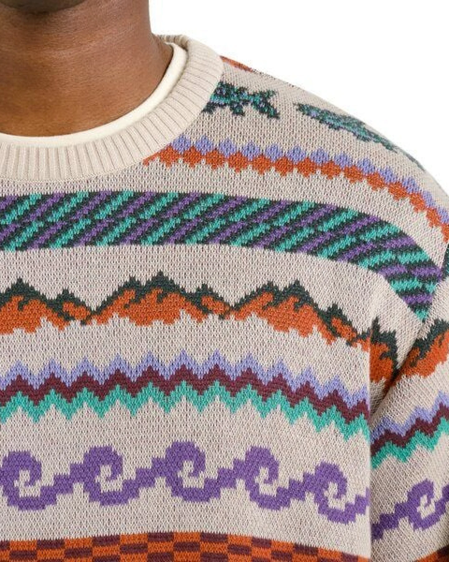DEDICATED Herren Strickpullover Mora Fair Isle – Ansicht 2