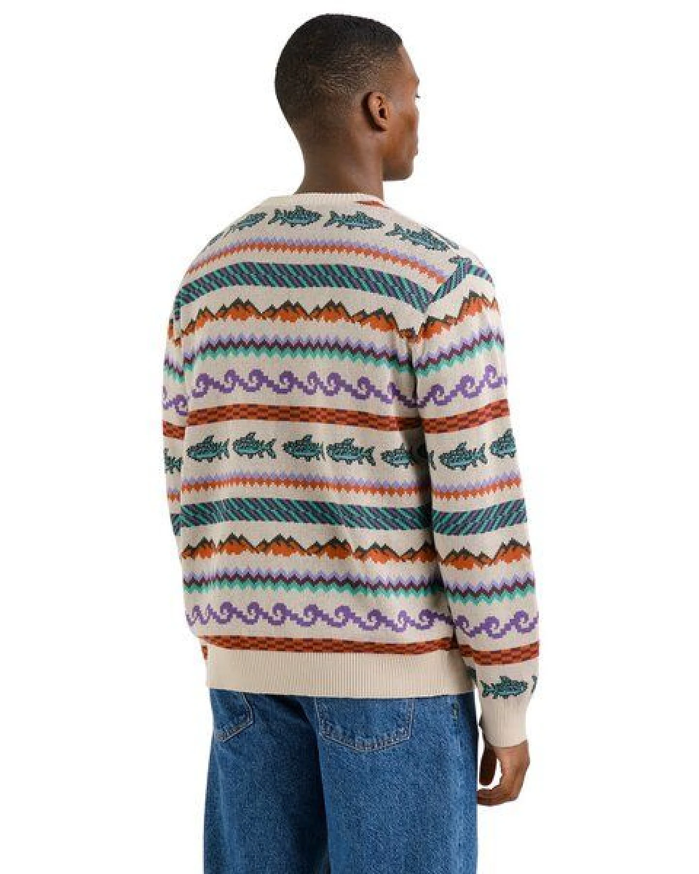 DEDICATED Herren Strickpullover Mora Fair Isle – Ansicht 4