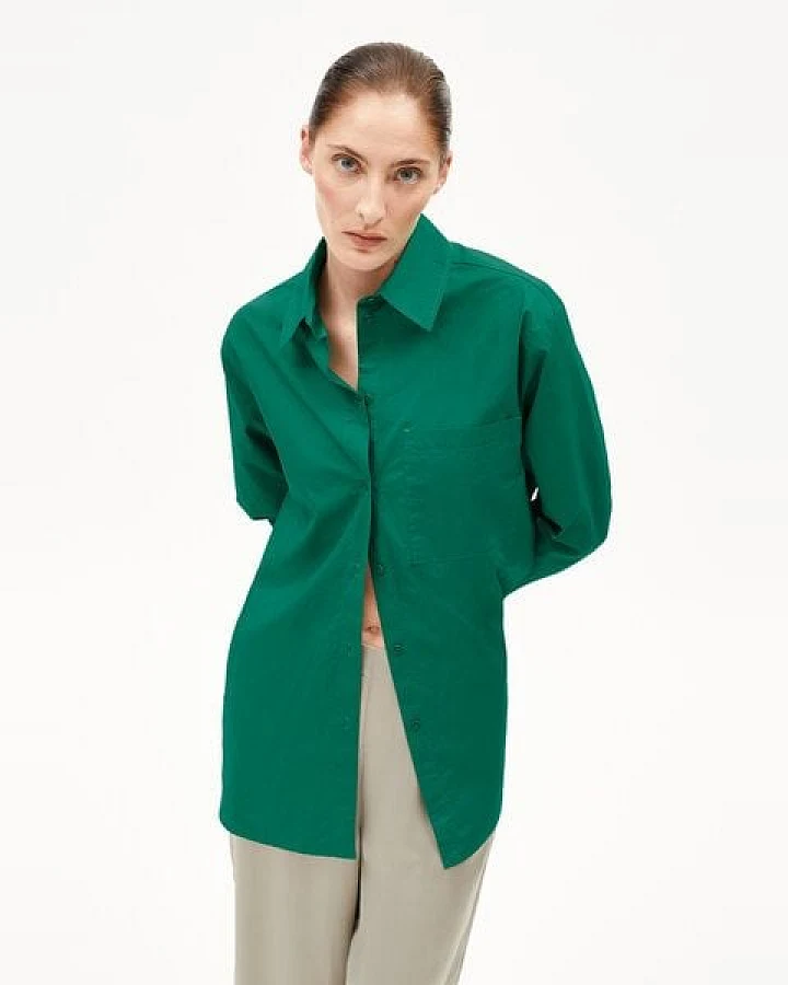ARMEDANGELS MAALGAA Damen Bluse aus Bio-Baumwolle