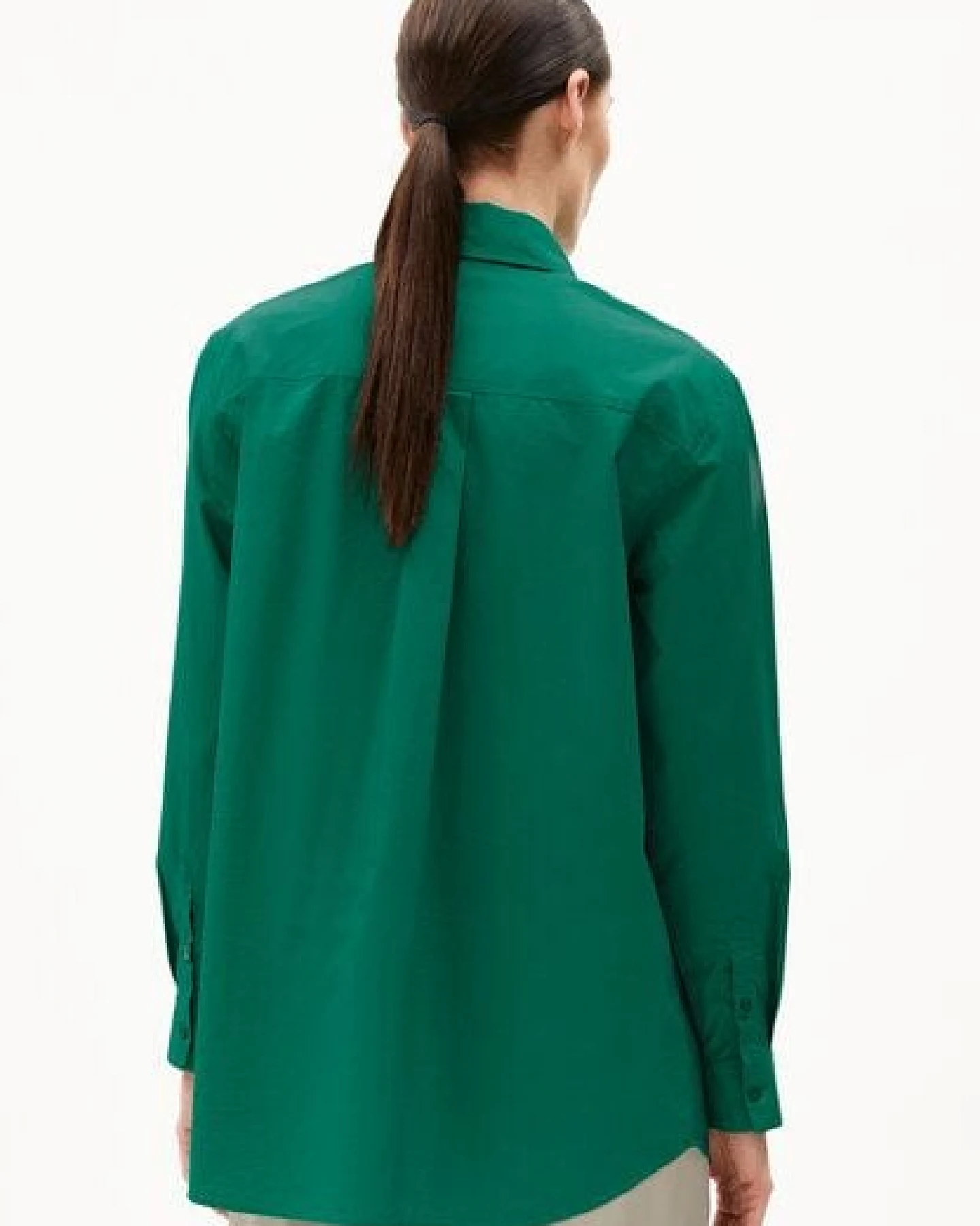 ARMEDANGELS MAALGAA Damen Bluse aus Bio-Baumwolle – Ansicht 2