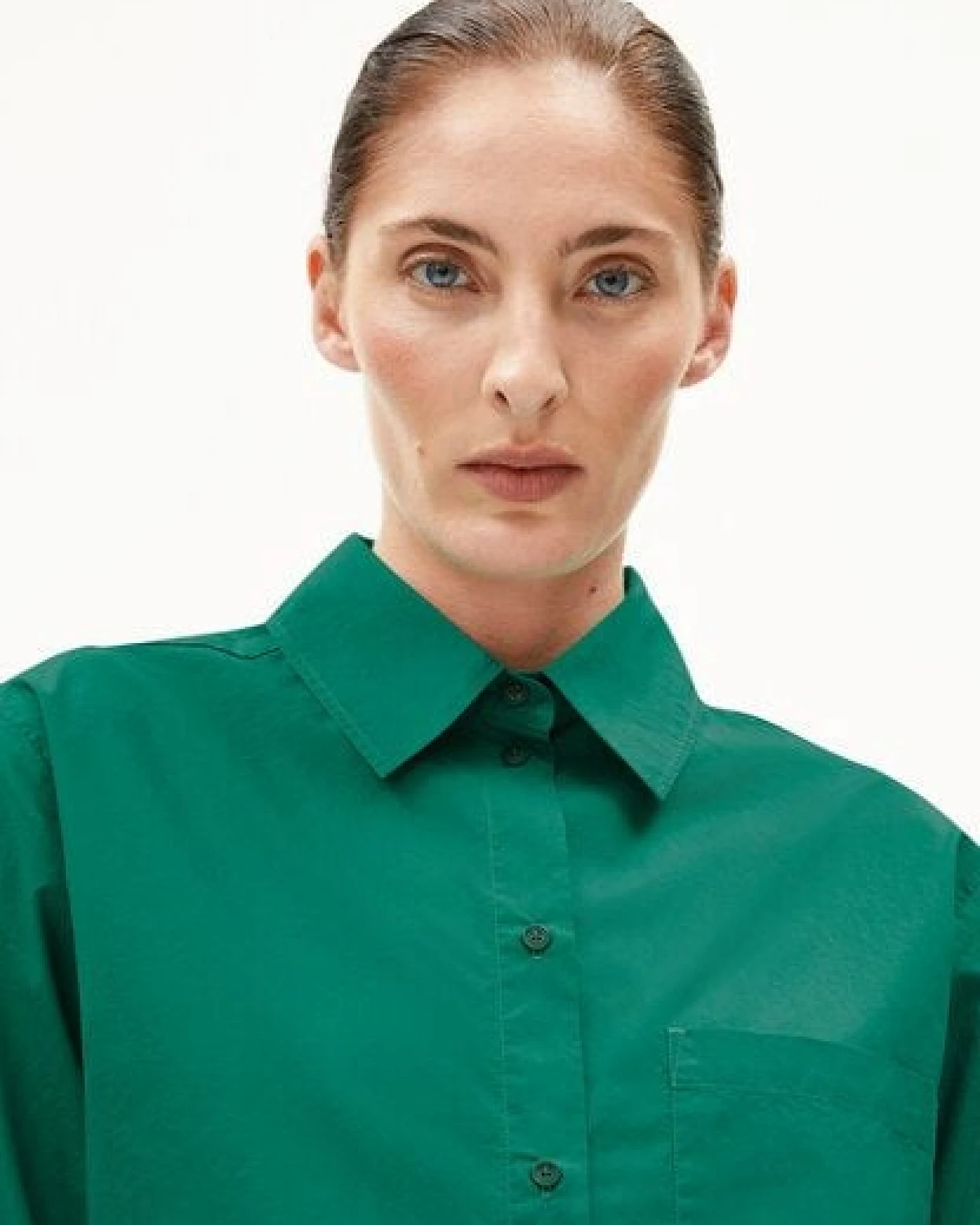 ARMEDANGELS MAALGAA Damen Bluse aus Bio-Baumwolle – Ansicht 3