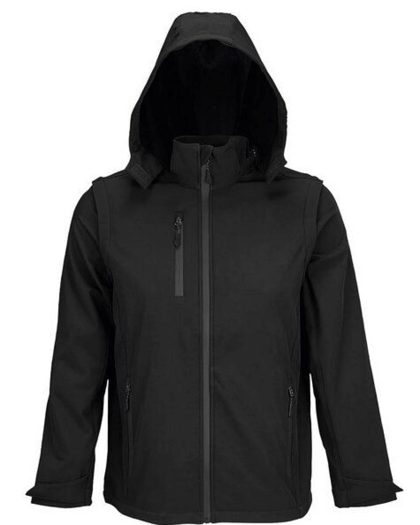 Sol's Softshell - Systemjacke Wanderjacke Trekkingjacke Winterjacke 3 in 1 Wasserabweisend und Atmungsaktiv Ärmel und Kapuze abnehmbar – Ansicht 3