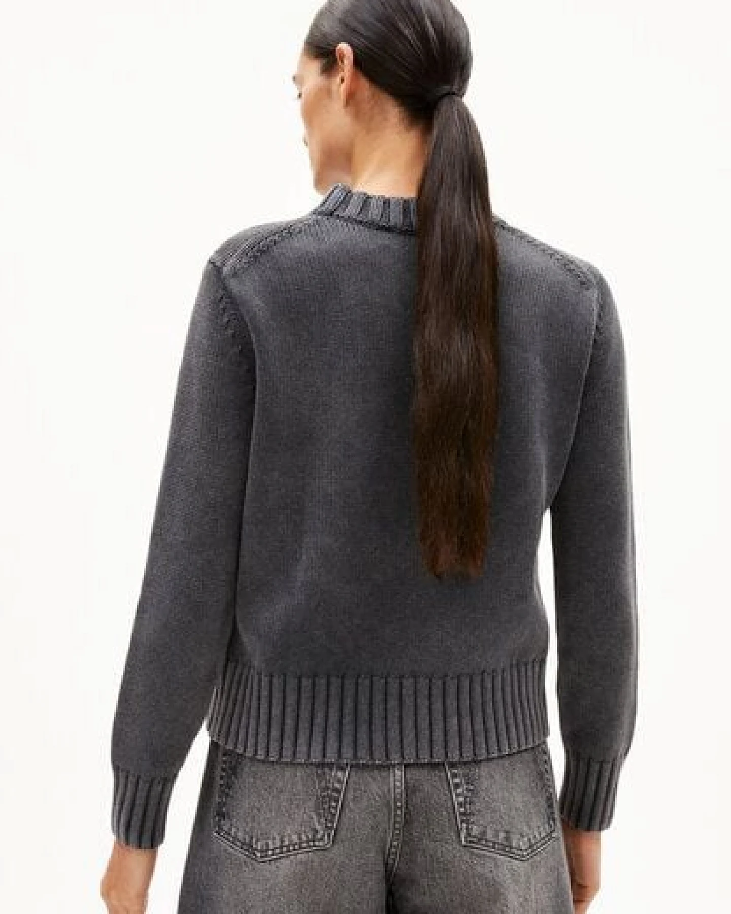 ARMEDANGELS AMALIAAS GMT DYE Damen Pullover aus Bio-Baumwolle – Ansicht 2