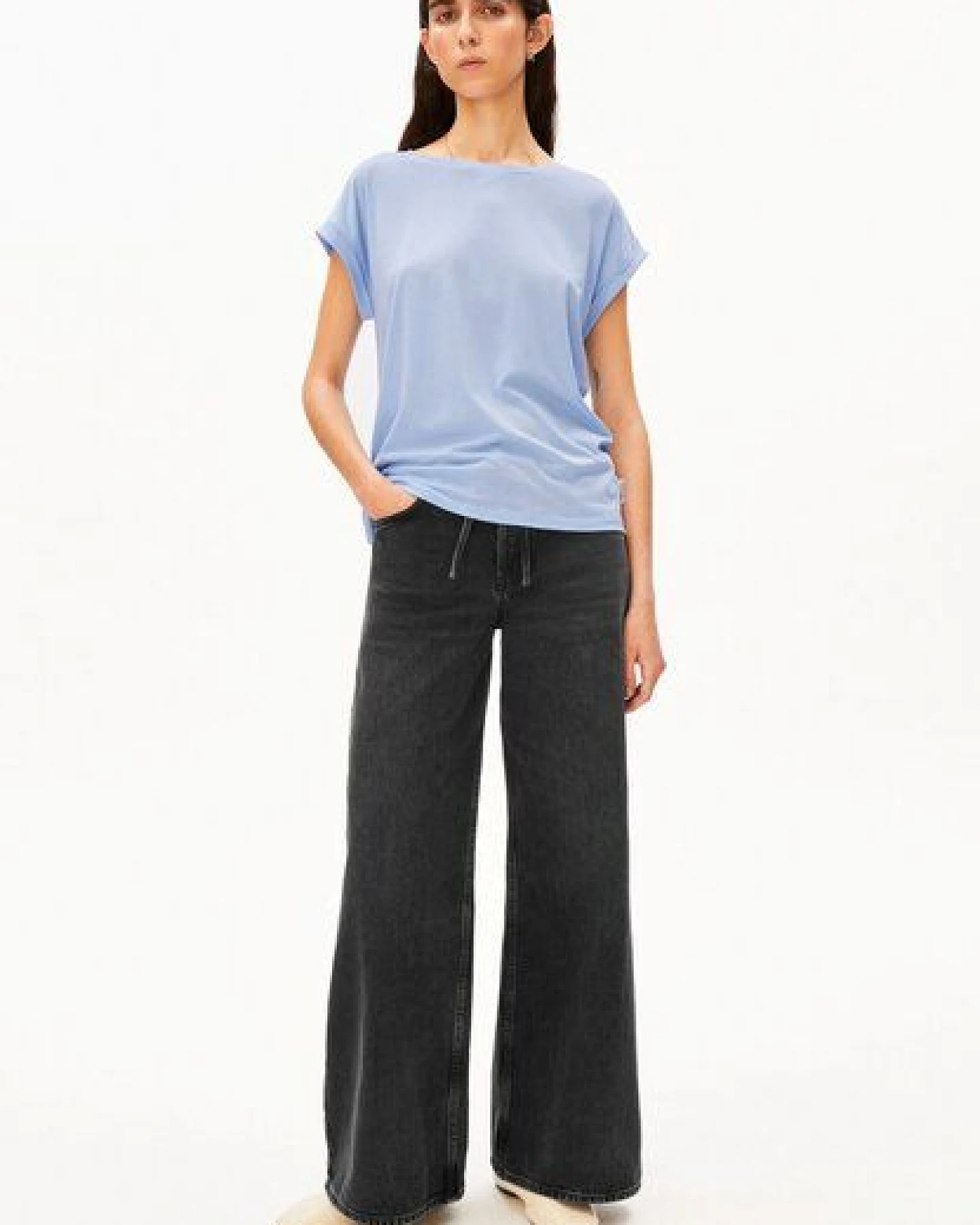 ARMEDANGELS JILAANA Damen T-Shirt aus TENCEL Lyocell Mix – Ansicht 4
