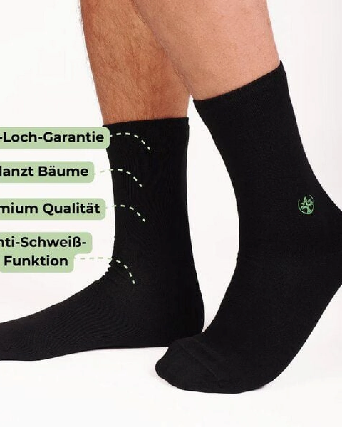 Socks For Plants Nachhaltige Baumwollsocken in Top-Qualität 4er Pack – Ansicht 4