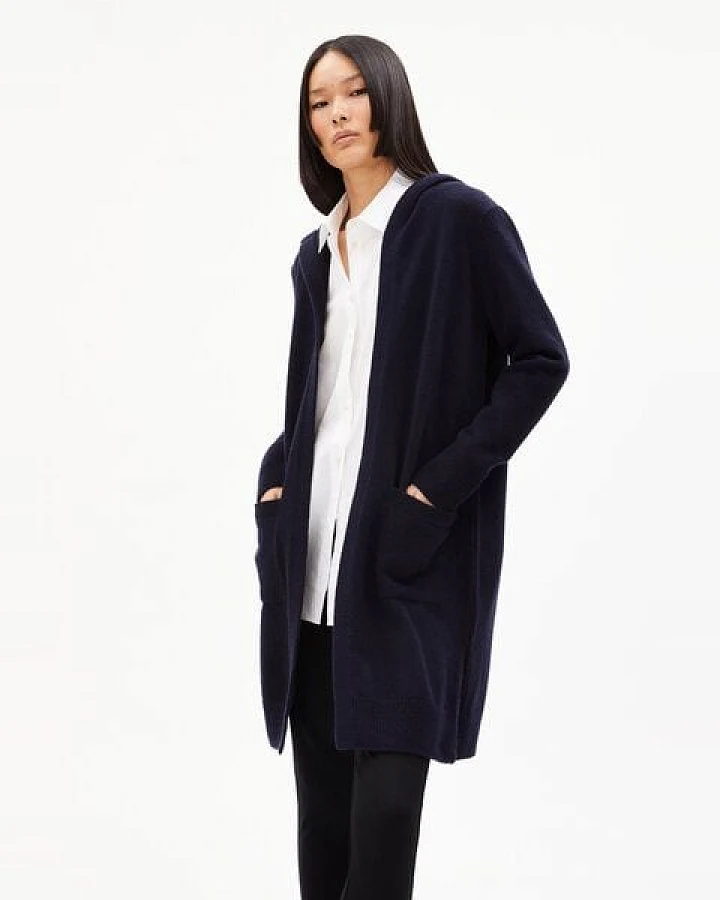 ARMEDANGELS WANDAA Damen Strickjacke Relaxed Fit aus Bio-Woll Mix