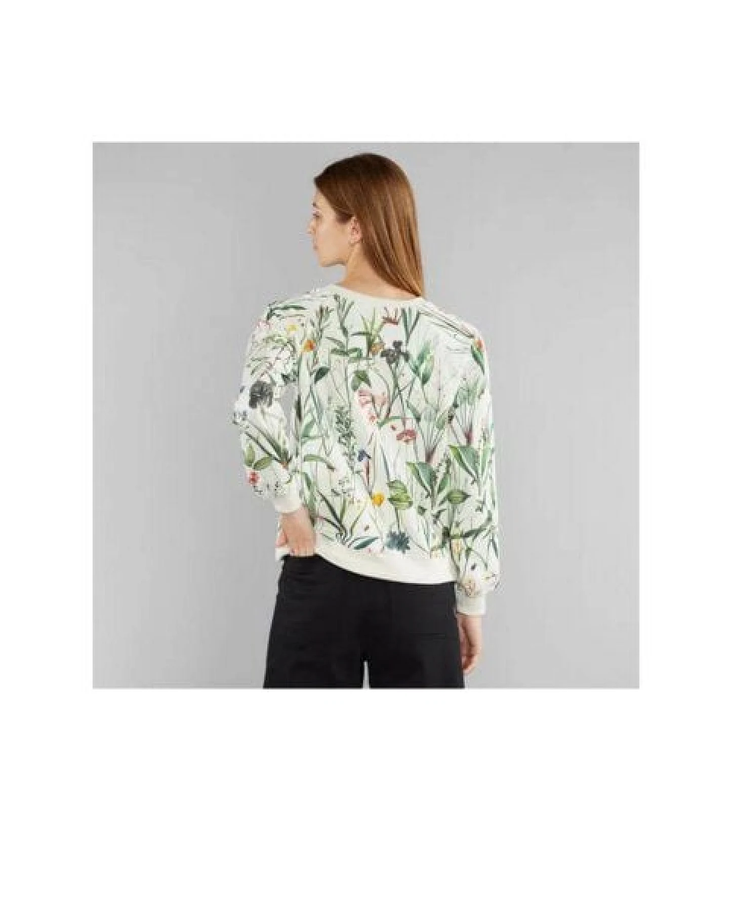 DEDICATED Ystad Flower Field Sweatshirt – Ansicht 2