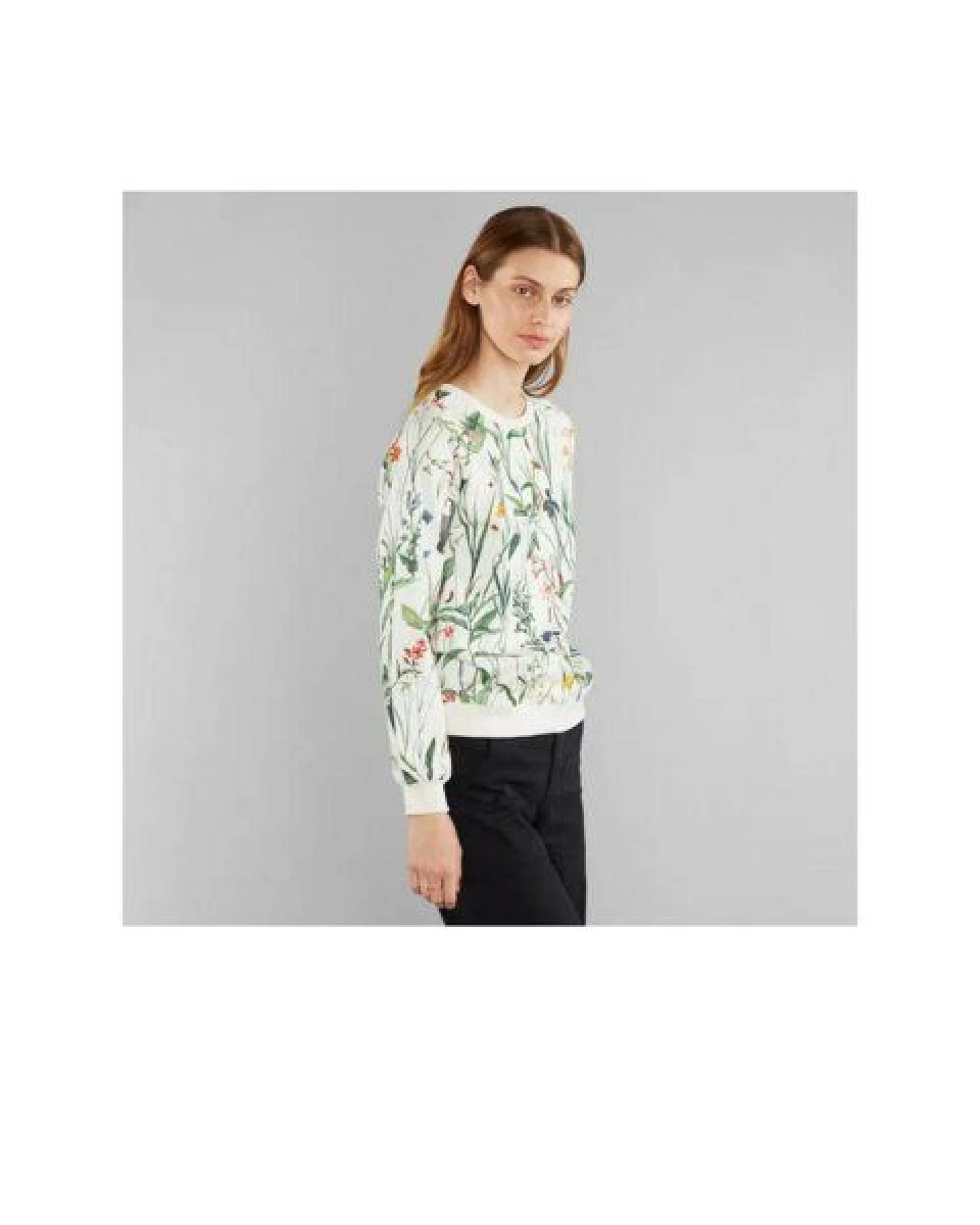 DEDICATED Ystad Flower Field Sweatshirt – Ansicht 3
