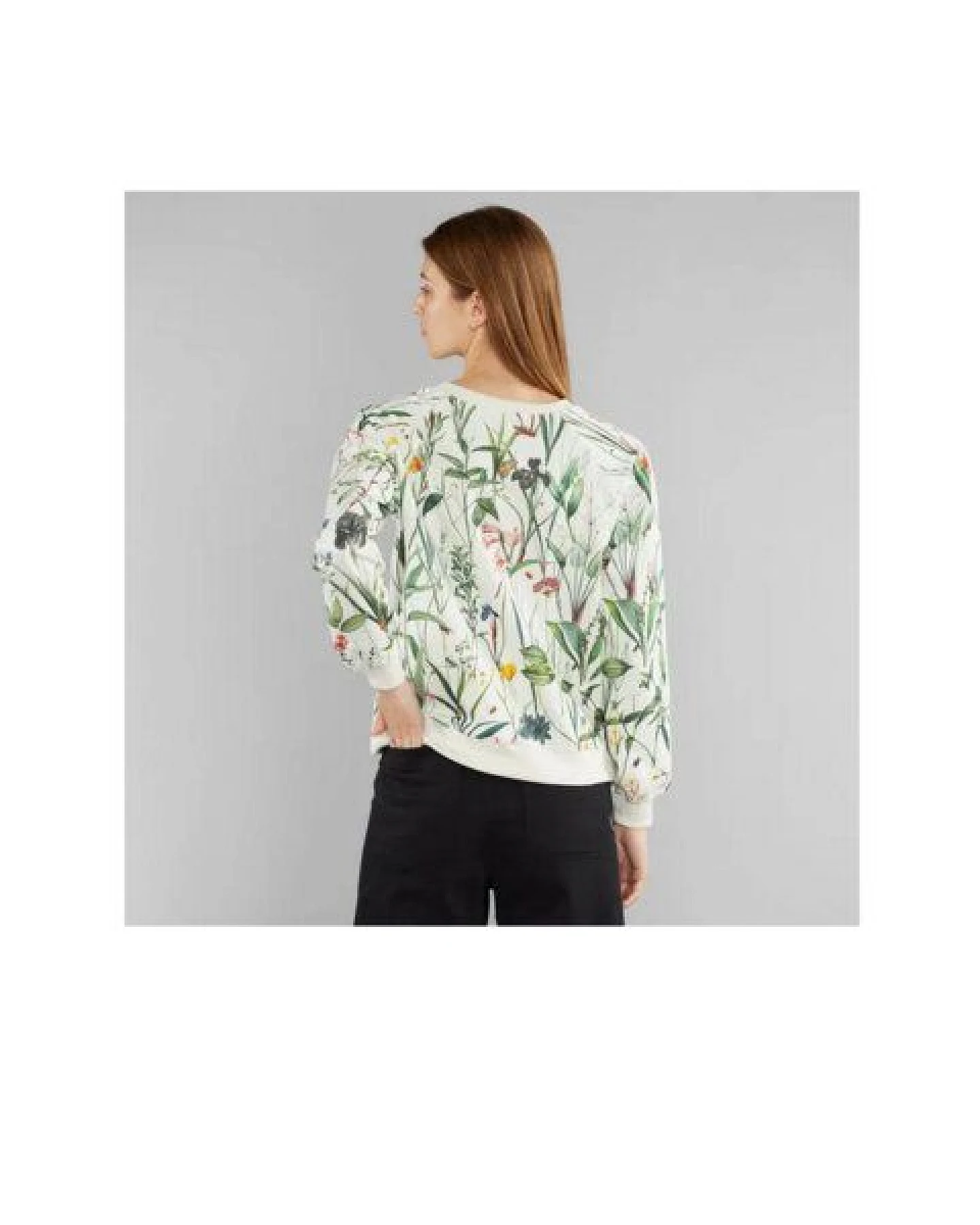 DEDICATED Ystad Flower Field Sweatshirt – Ansicht 2
