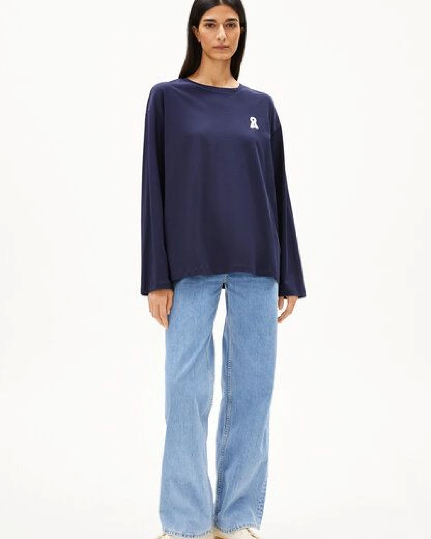 ARMEDANGELS ICONIC Å FIETAA Damen Longsleeve aus Bio-Baumwolle – Ansicht 4