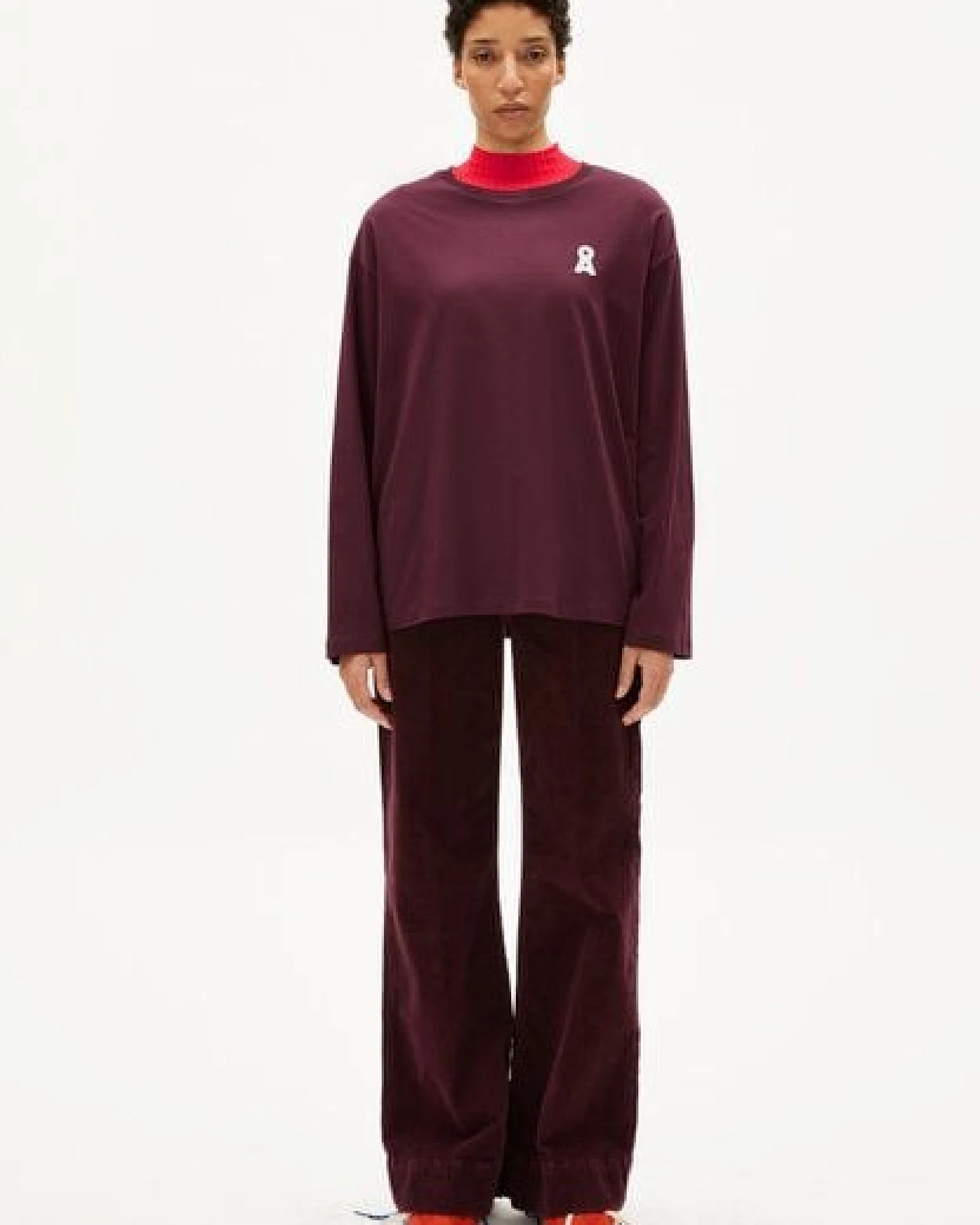 ARMEDANGELS ICONIC Å FIETAA Damen Longsleeve aus Bio-Baumwolle – Ansicht 4