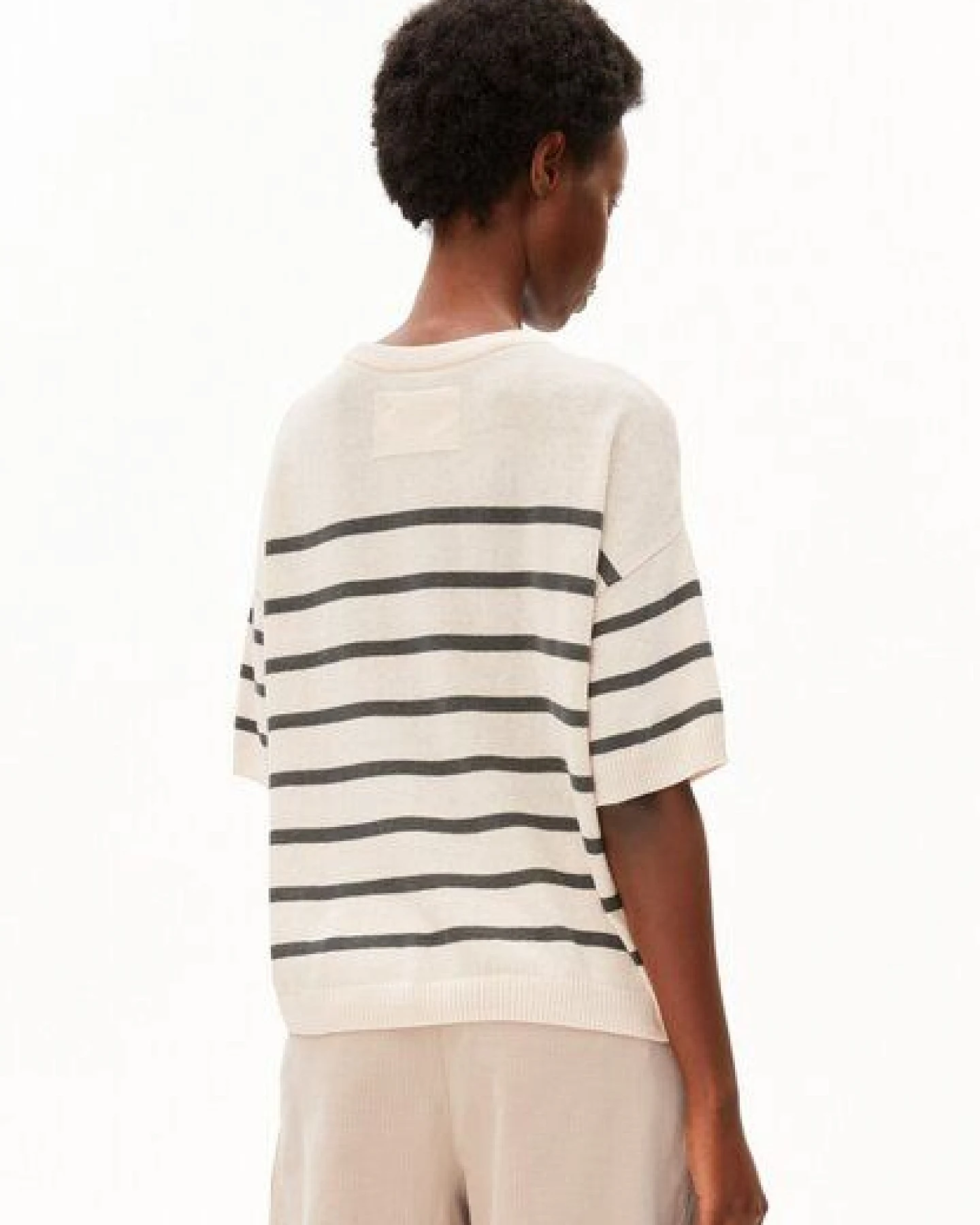 ARMEDANGELS STRIPE Damen Strickshirt aus Leinen-Mix – Ansicht 2