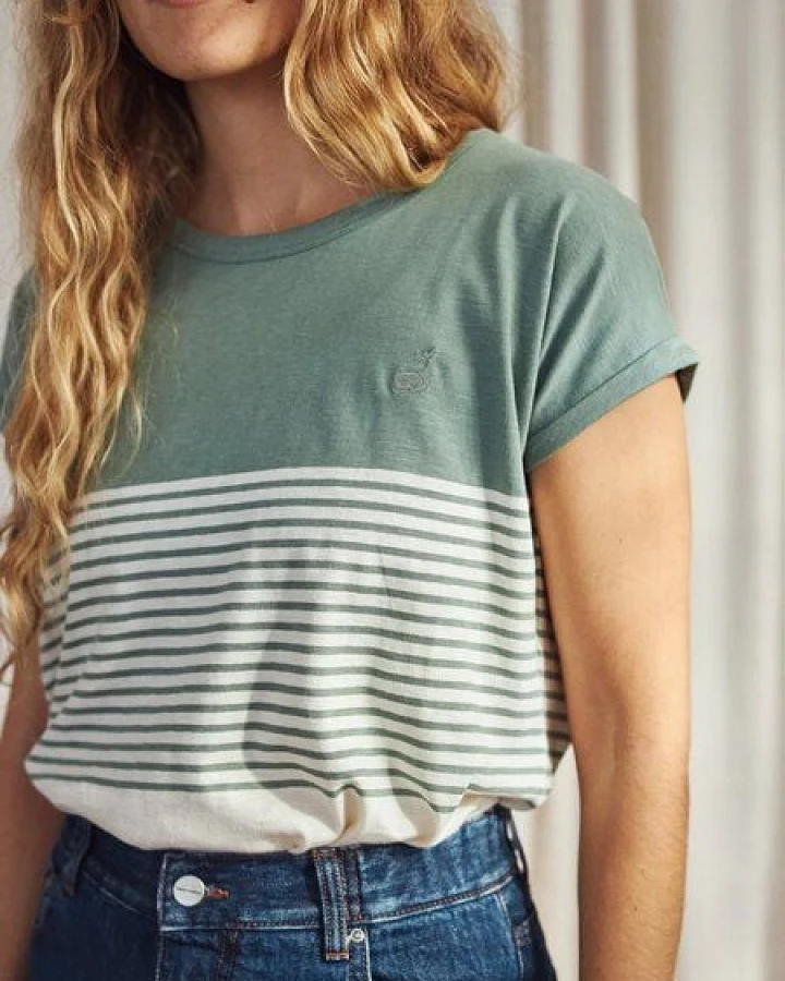 TWOTHIRDS T-Shirt Molène Sage Green aus Bio-Baumwolle