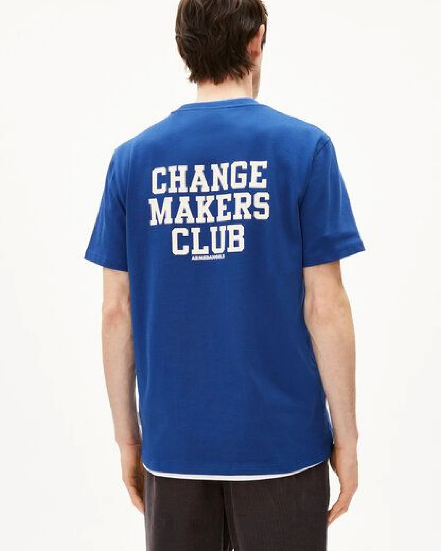 ARMEDANGELS MAARKOS CHANGEMAKERS Herren T-Shirt aus Bio-Baumwoll Mix – Ansicht 2