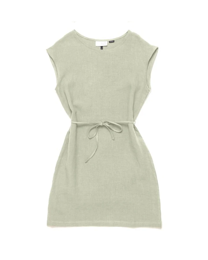 Mazine - Women's Linen Mini Dress - Kleid Gr XL beige