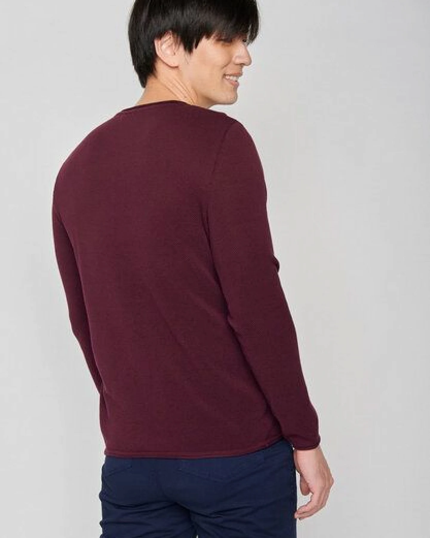 GREENBOMB Basic Catch - Elegantes Sweatshirt aus Bio-Baumwolle / GOTS / Fair & Vegan – Ansicht 3