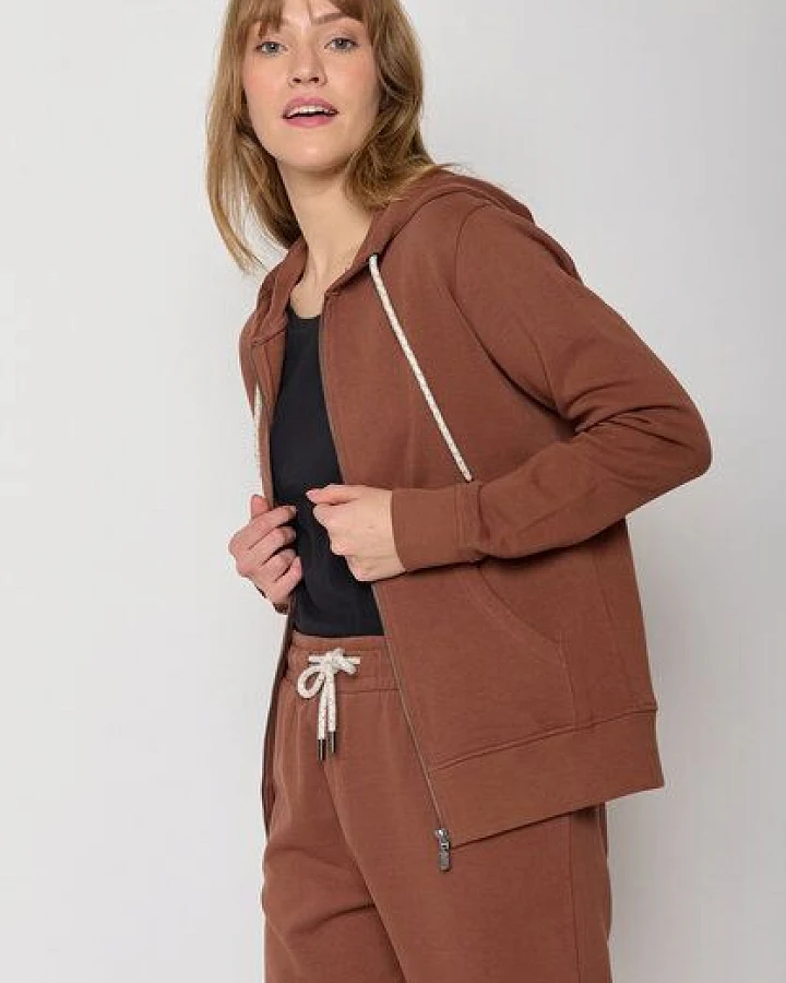 GREENBOMB Basic Vivid - Gemütliche Zipjacke aus Bio-Baumwolle / GOTS / Fair & Vegan